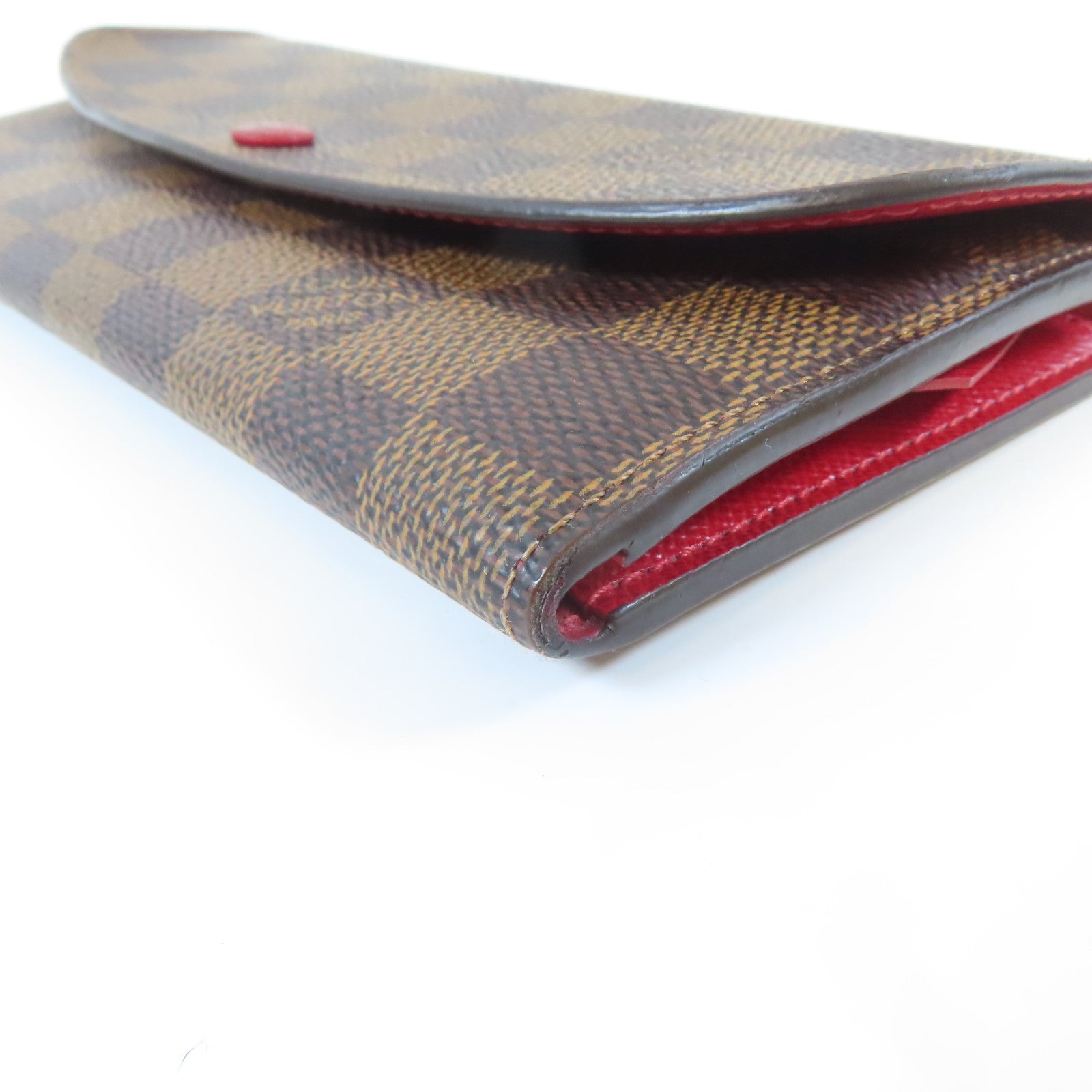 LOUIS VUITTON Damier Emily Long Wallet金扣長錢包啡色