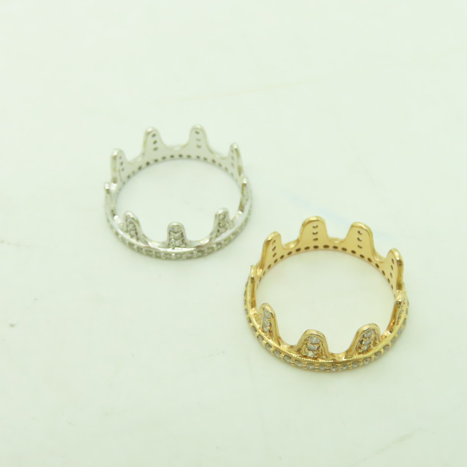 JEWELRY 【激減優惠】18K黃金/白金Diamond Ring 1.1ct鑽石戒指US#6