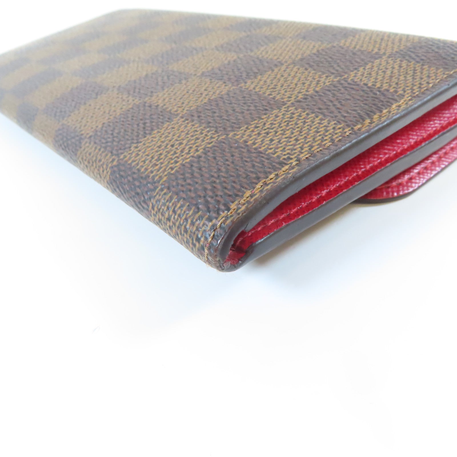 LOUIS VUITTON Damier Emily Long Wallet金扣長錢包啡色