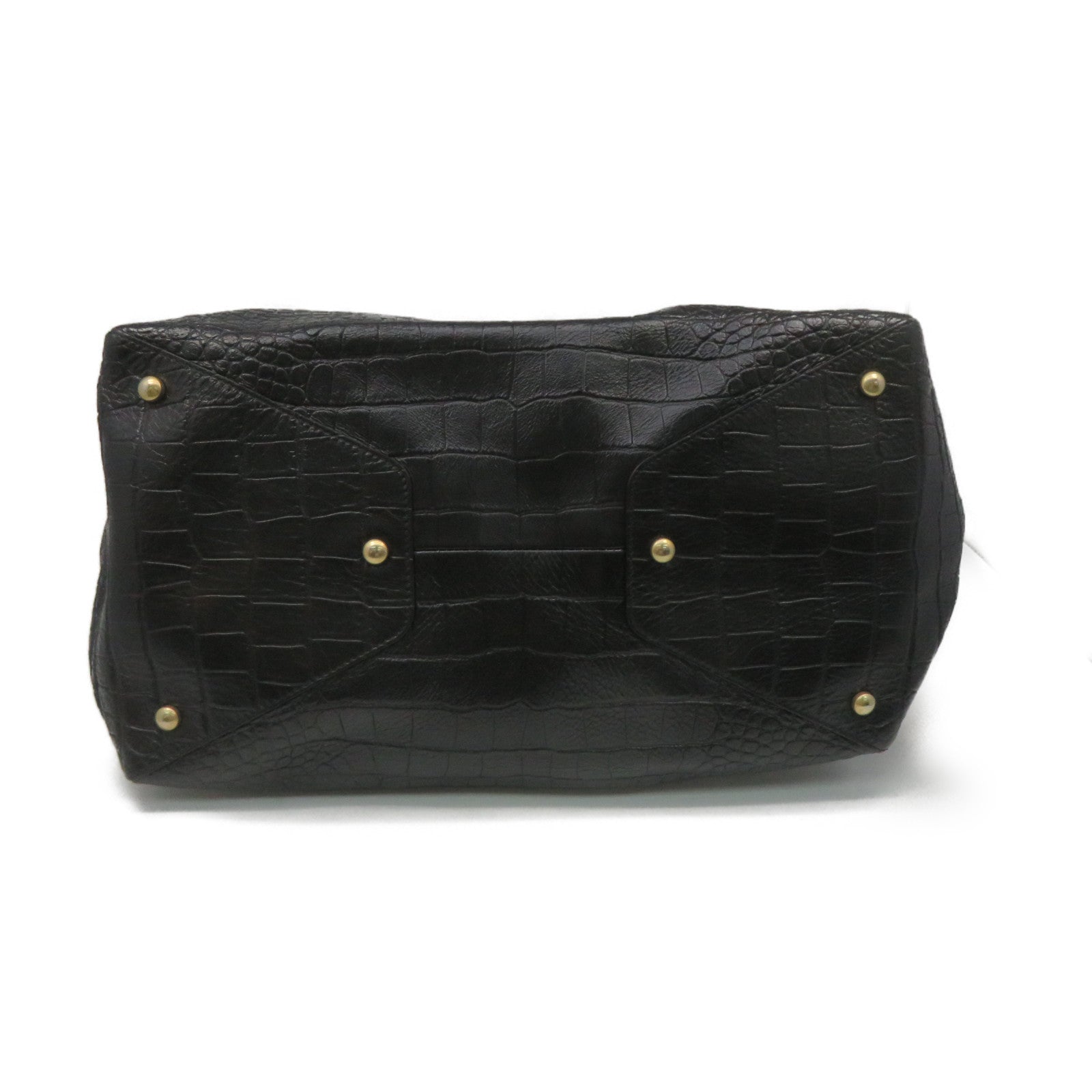CHANEL Cowhide Leather Chain 2Way Shoulder Bag Gold Buckle Chain Belt Handle Shoulder Bag Black