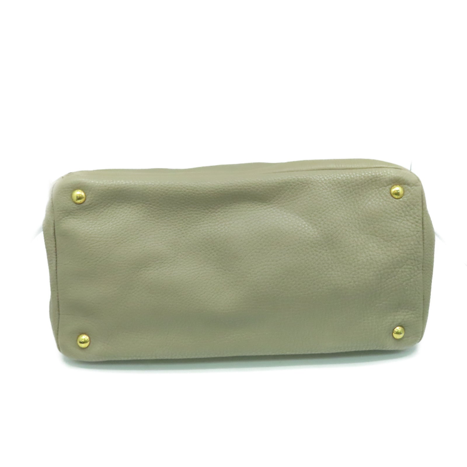 PRADA 牛皮皮革Vitello Daino 2Way Shoulder Bag手挽肩背兩用袋杏色