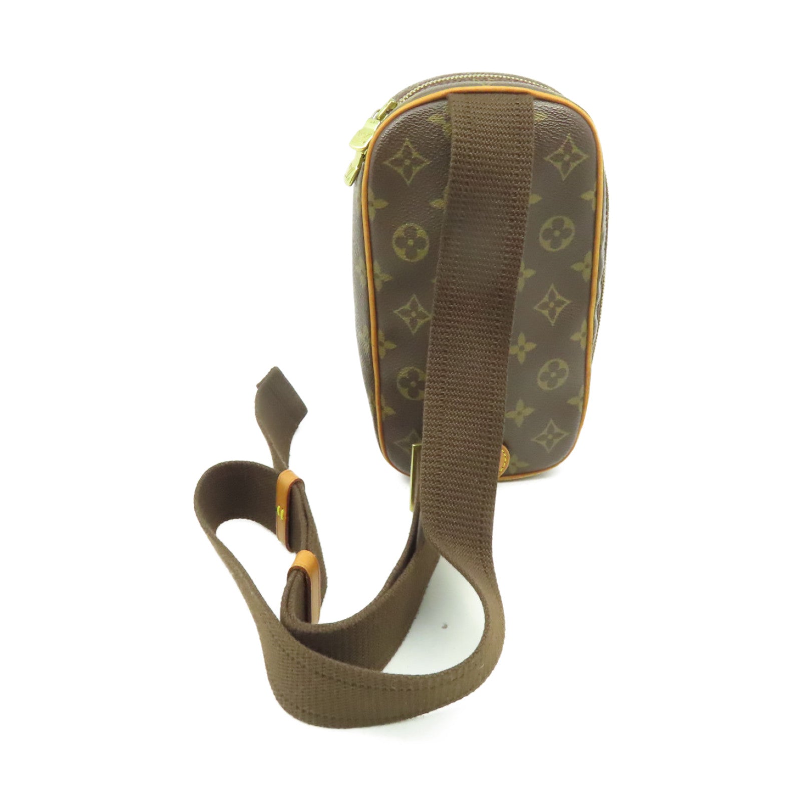 LOUIS VUITTON Monogram Pochette Gange Waist Bag腰包啡色