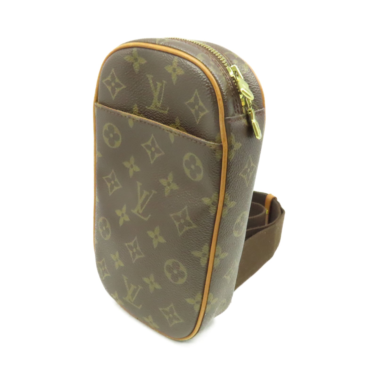 LOUIS VUITTON Monogram Pochette Gange Waist Bag腰包啡色