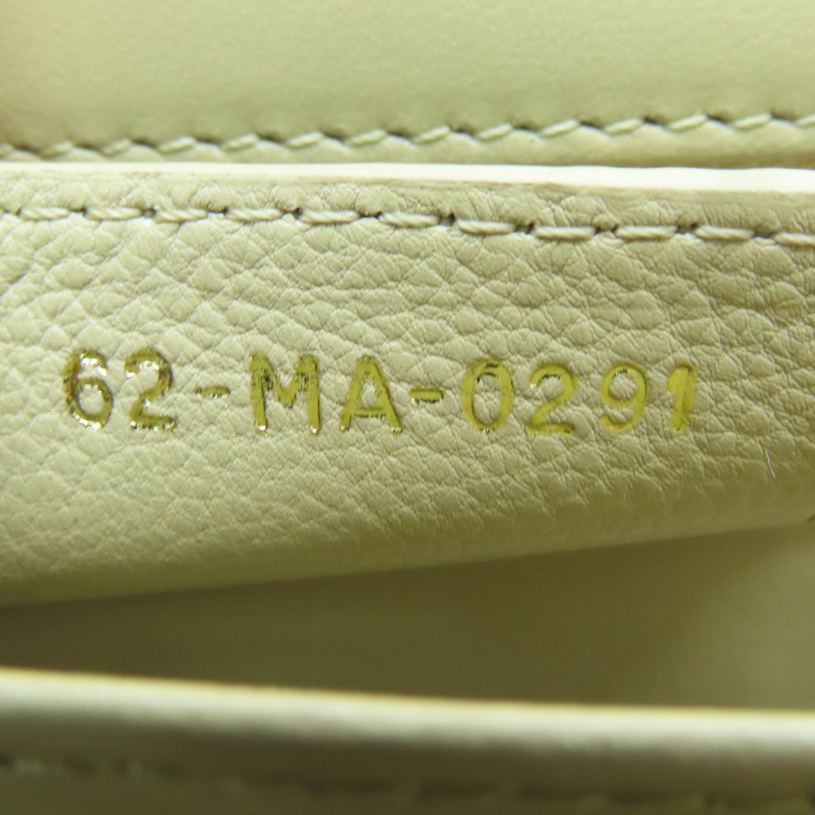Dior Calfskin Leather Dior Caro Gold Buckle Shoulder Bag Beige