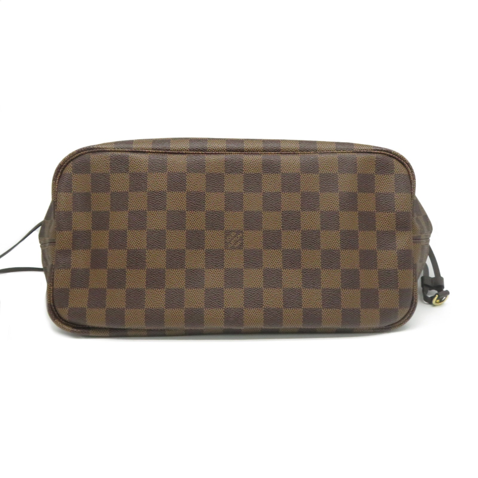 LOUIS VUITTON Damier Neverfull MM Pacthes Trunk金扣肩背袋啡色