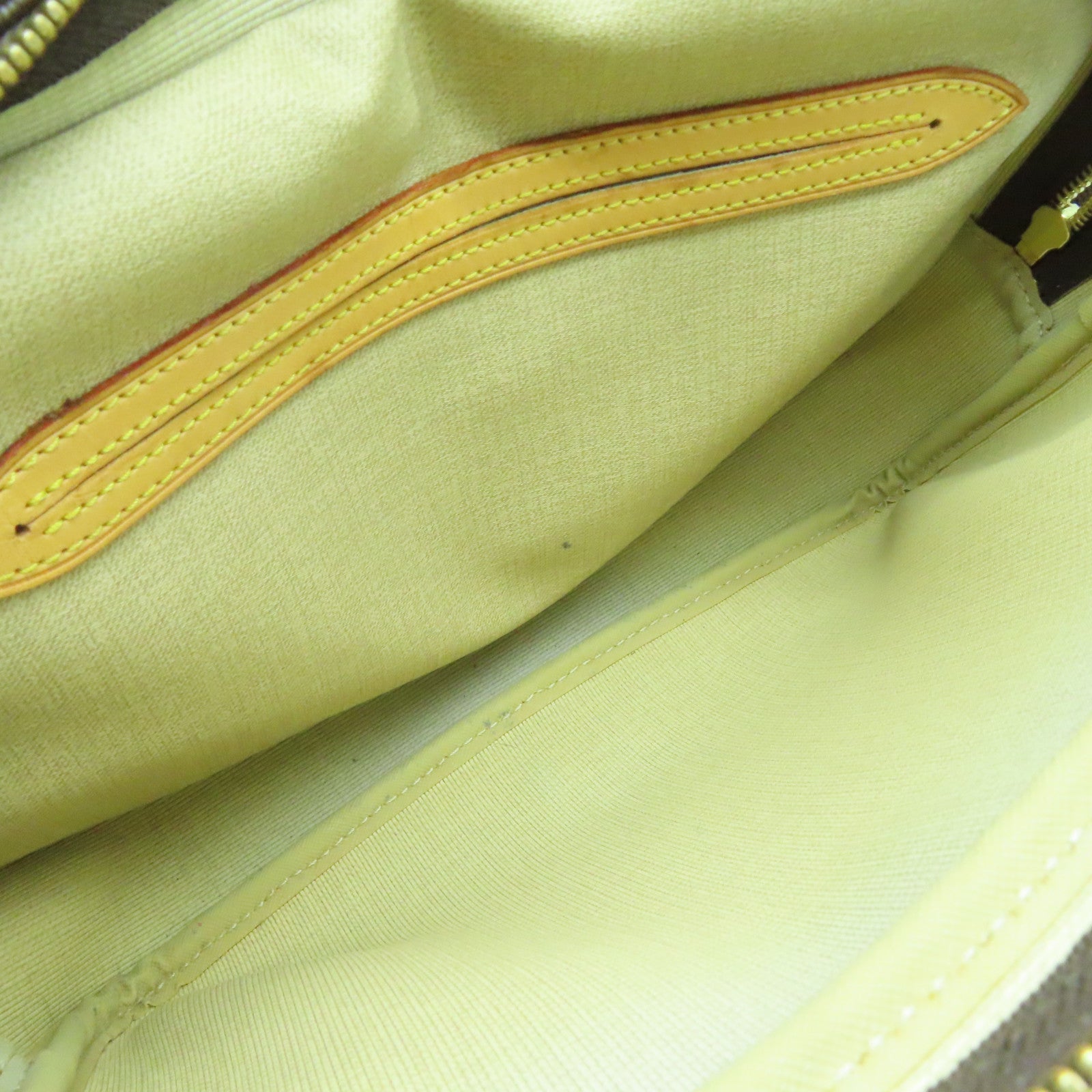 LOUIS VUITTON Monogram Reporter PM金扣肩背袋啡色