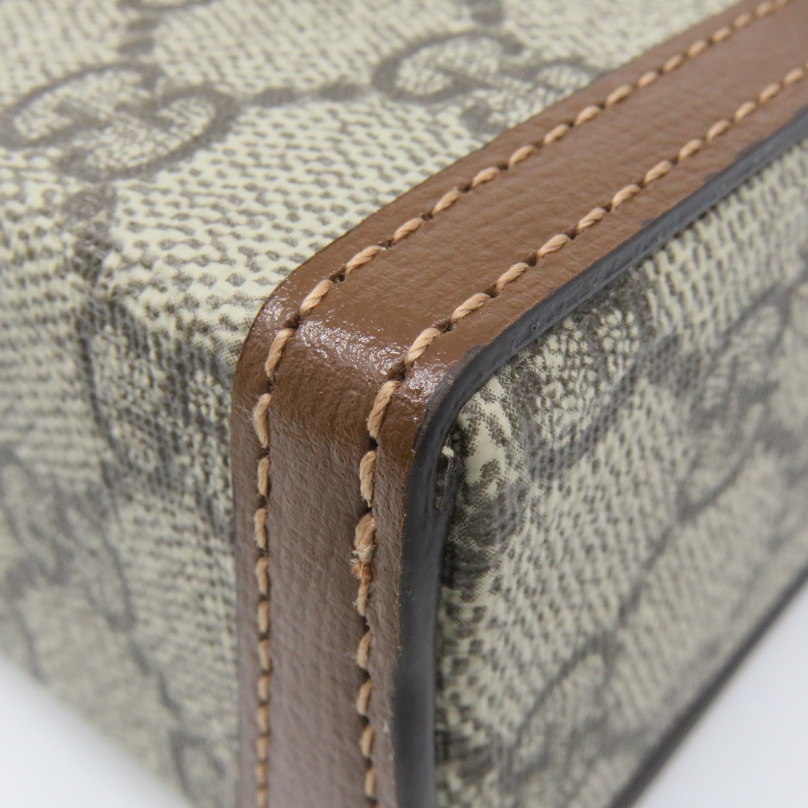 GUCCI 塗層帆布Horsebie 1955 Mini Shoulder Bag肩背袋啡色