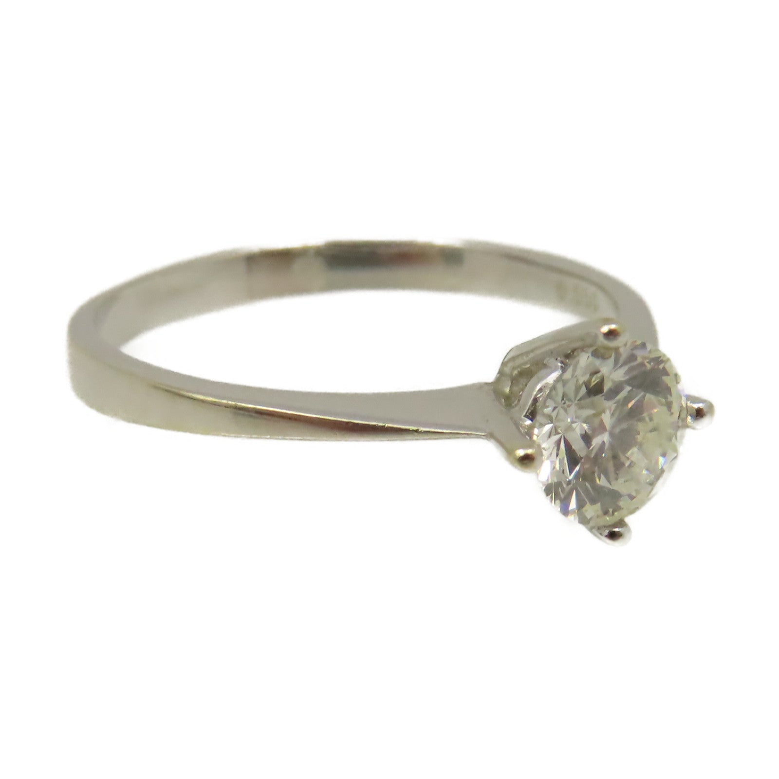 JEWELRY 18K白金Diamond Ring 0.55ct鑽石戒指US#7