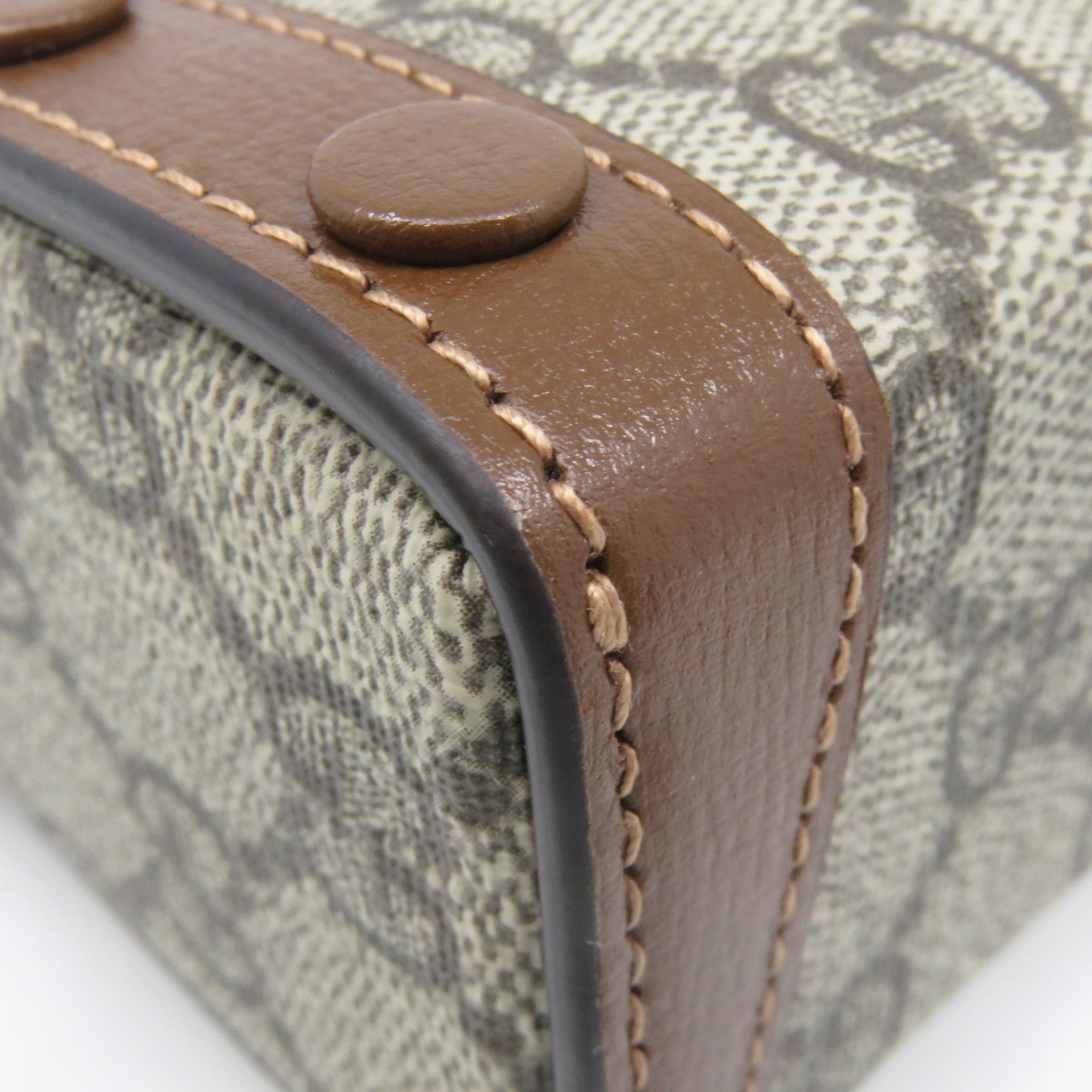 GUCCI 塗層帆布Horsebie 1955 Mini Shoulder Bag肩背袋啡色