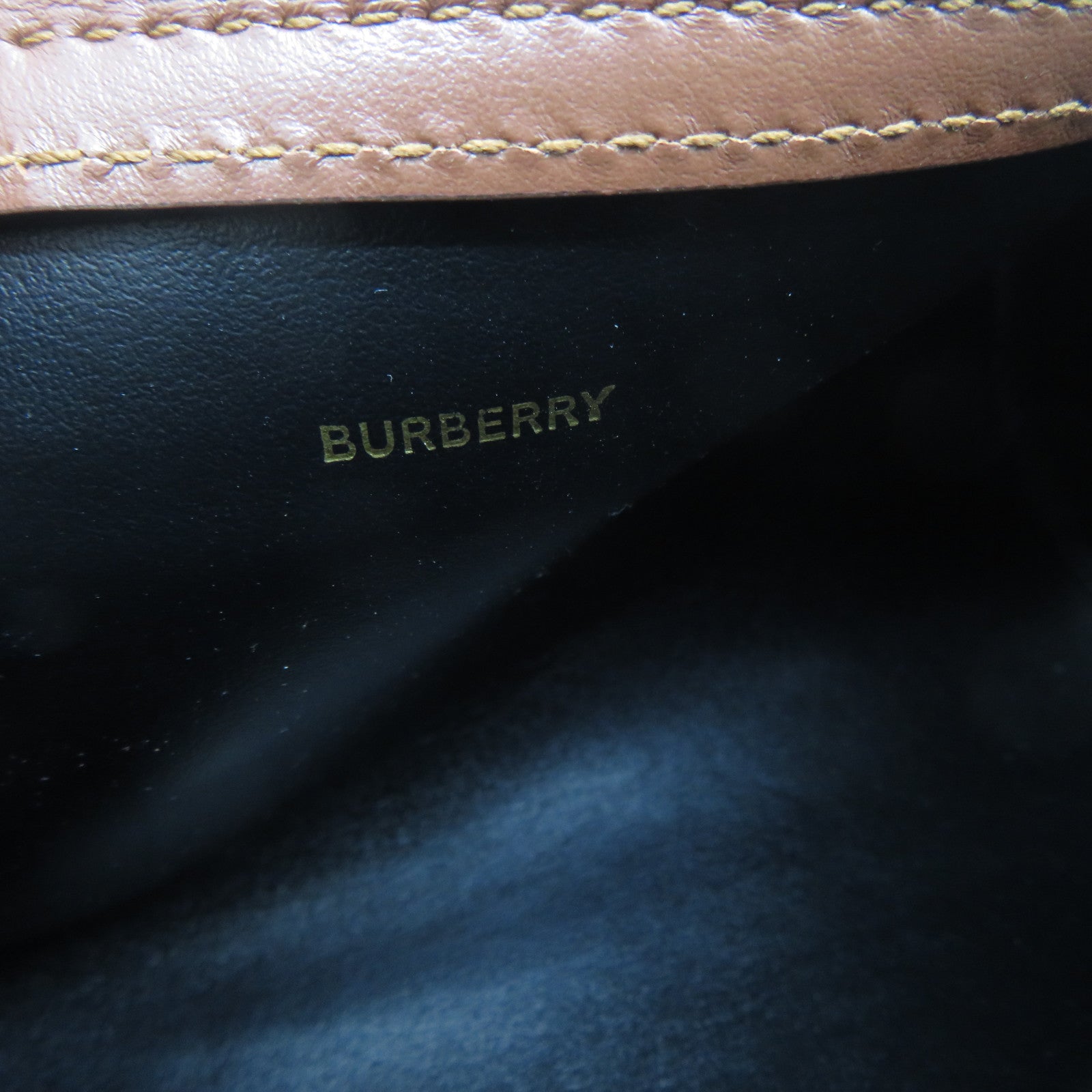 BURBERRY 塗層帆布Barrel Monogram Bag金扣肩背袋啡色