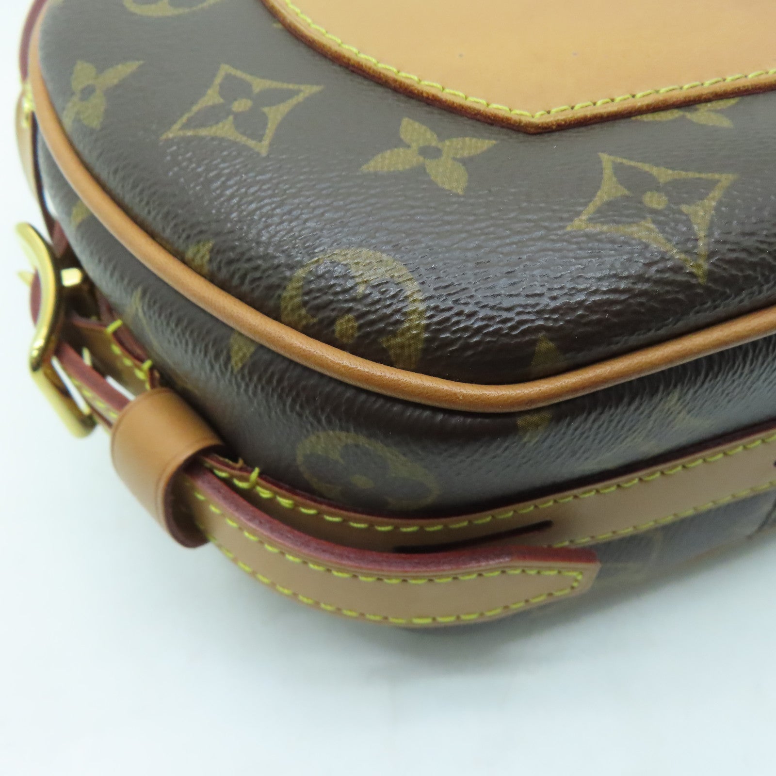 LOUIS VUITTON Monogram Boite Chapeau Souple MM金扣肩背袋啡色