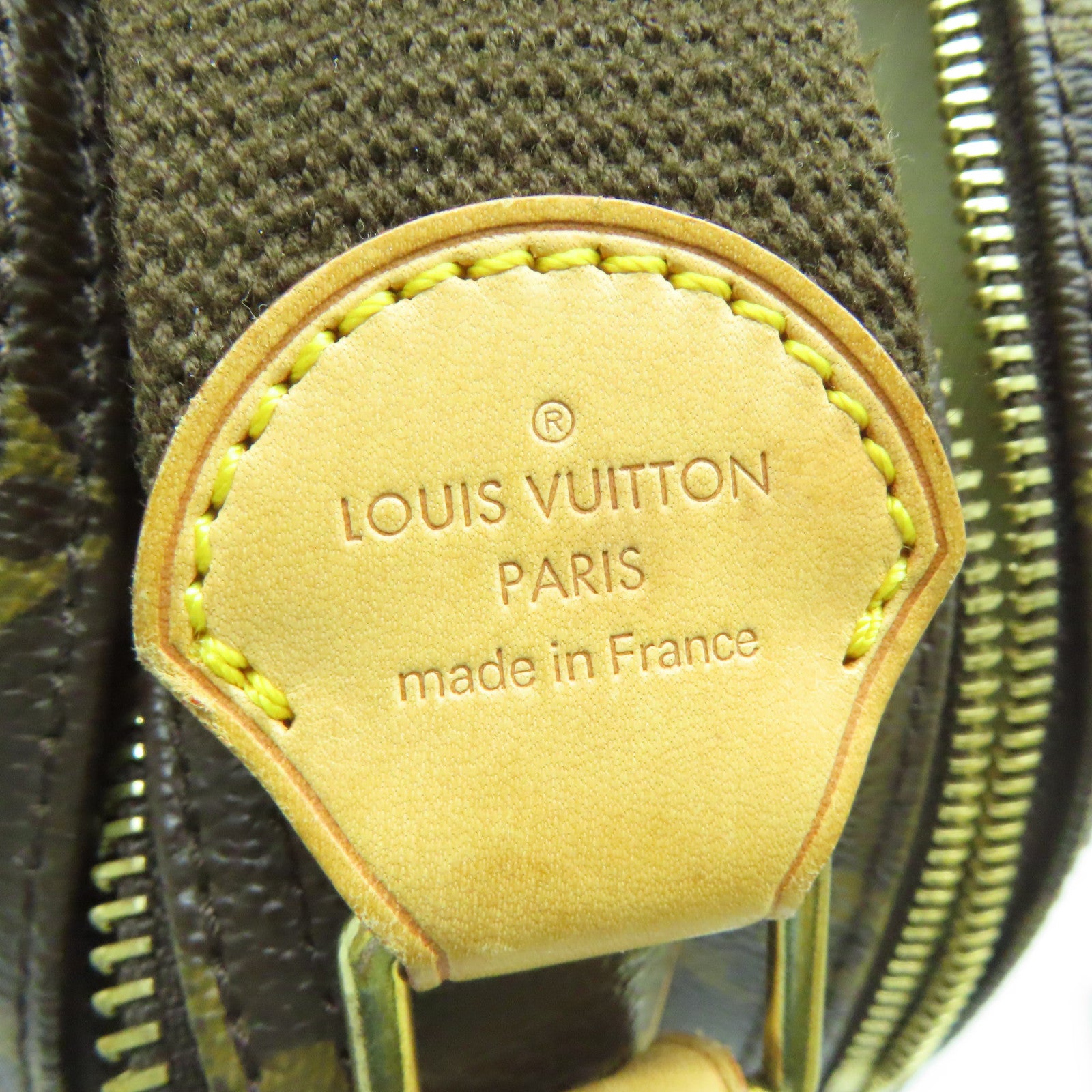 LOUIS VUITTON Monogram Reporter PM金扣肩背袋啡色