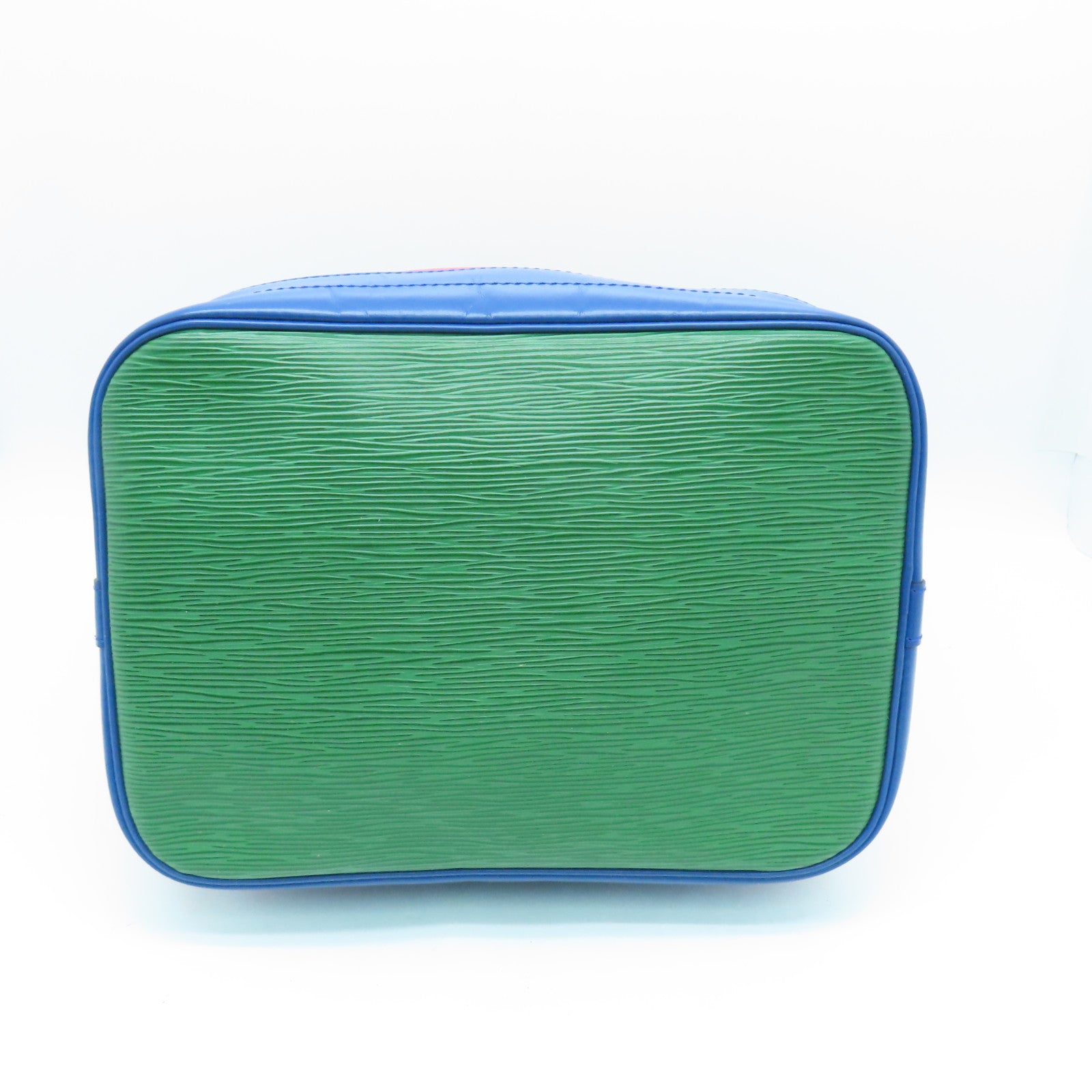 LOUIS VUITTON Epi Noe Tricolor金扣肩背袋紅色/藍色/綠色