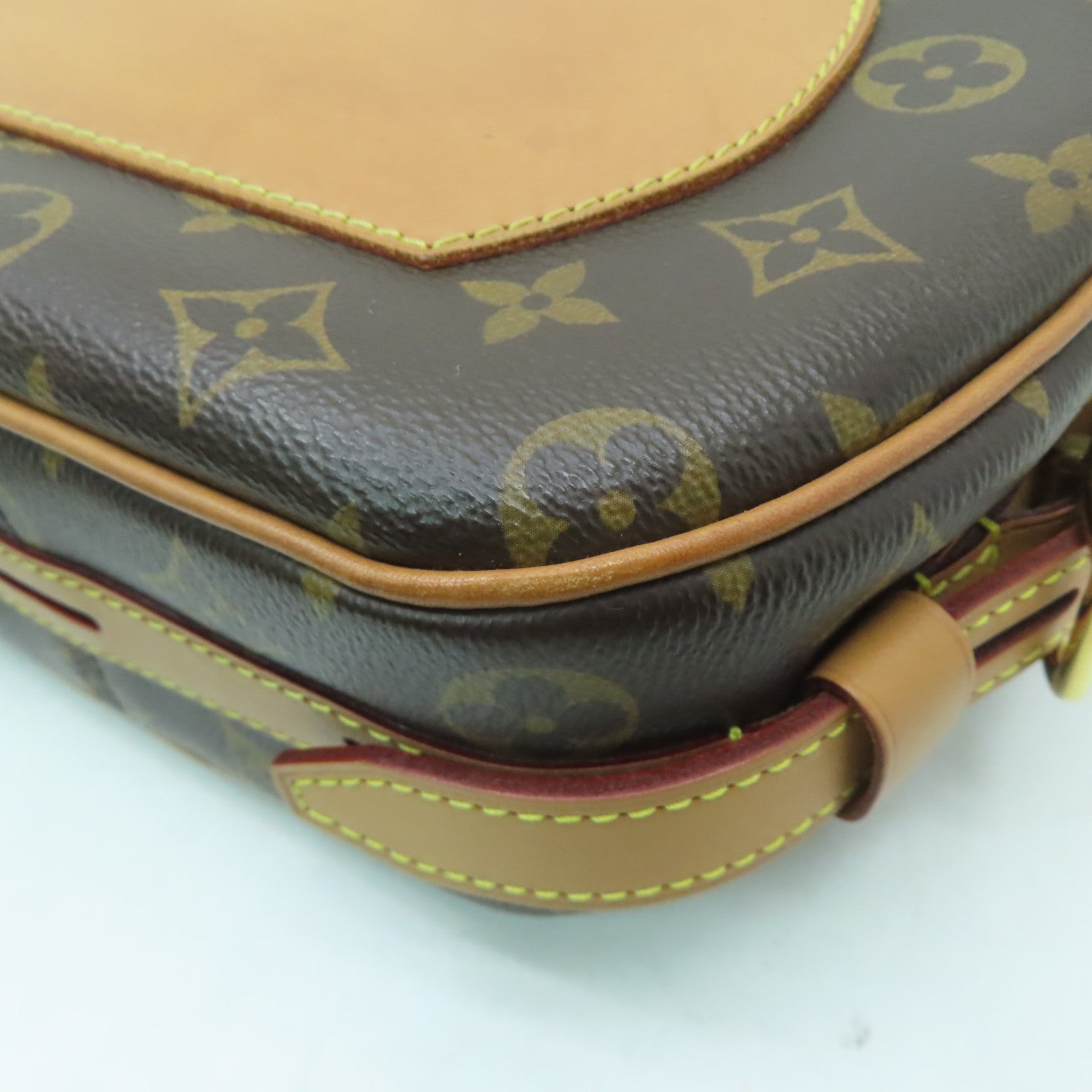LOUIS VUITTON Monogram Boite Chapeau Souple MM金扣肩背袋啡色