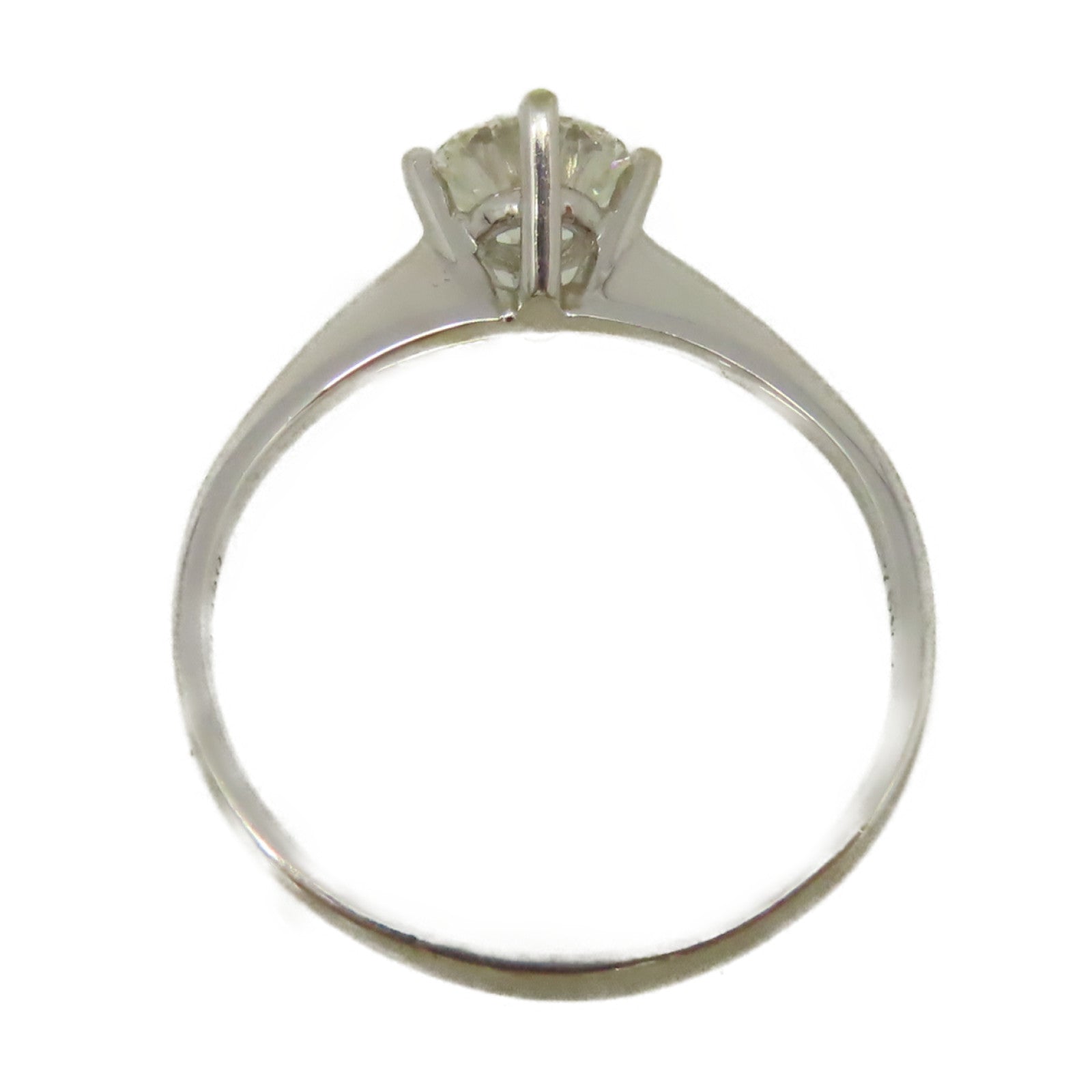 JEWELRY 18K白金Diamond Ring 0.55ct鑽石戒指US#7