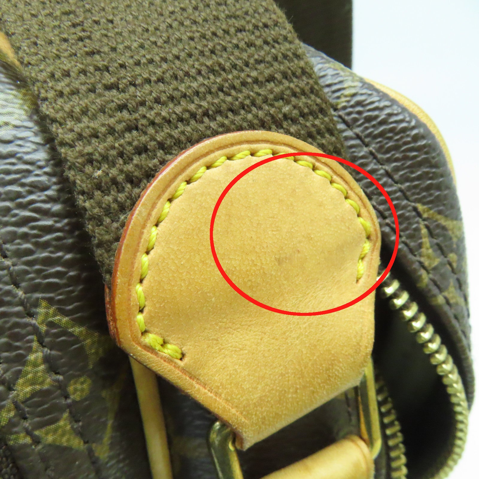 LOUIS VUITTON Monogram Reporter PM金扣肩背袋啡色