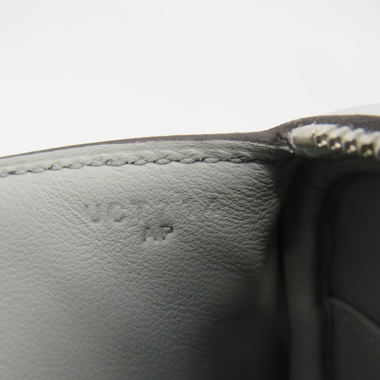 HERMES Clemence皮革Mini Lindy银扣肩背袋浅蓝