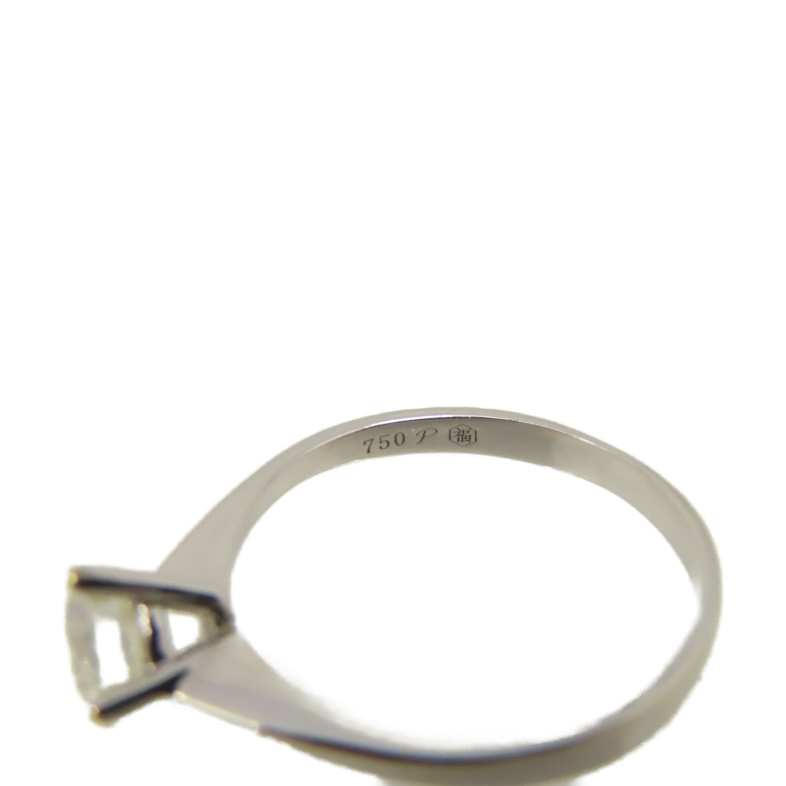 JEWELRY 18K白金Diamond Ring 0.55ct鑽石戒指US#7