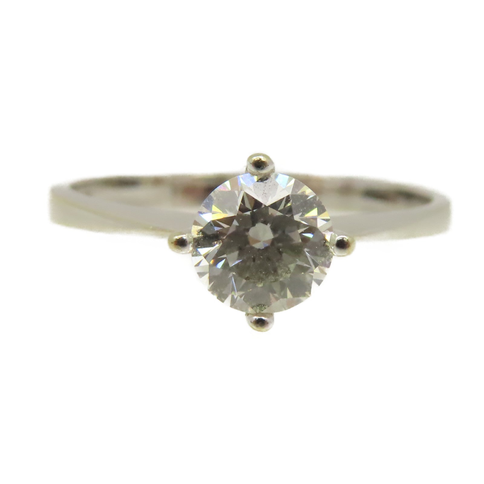 JEWELRY 18K白金Diamond Ring 0.55ct鑽石戒指US#7