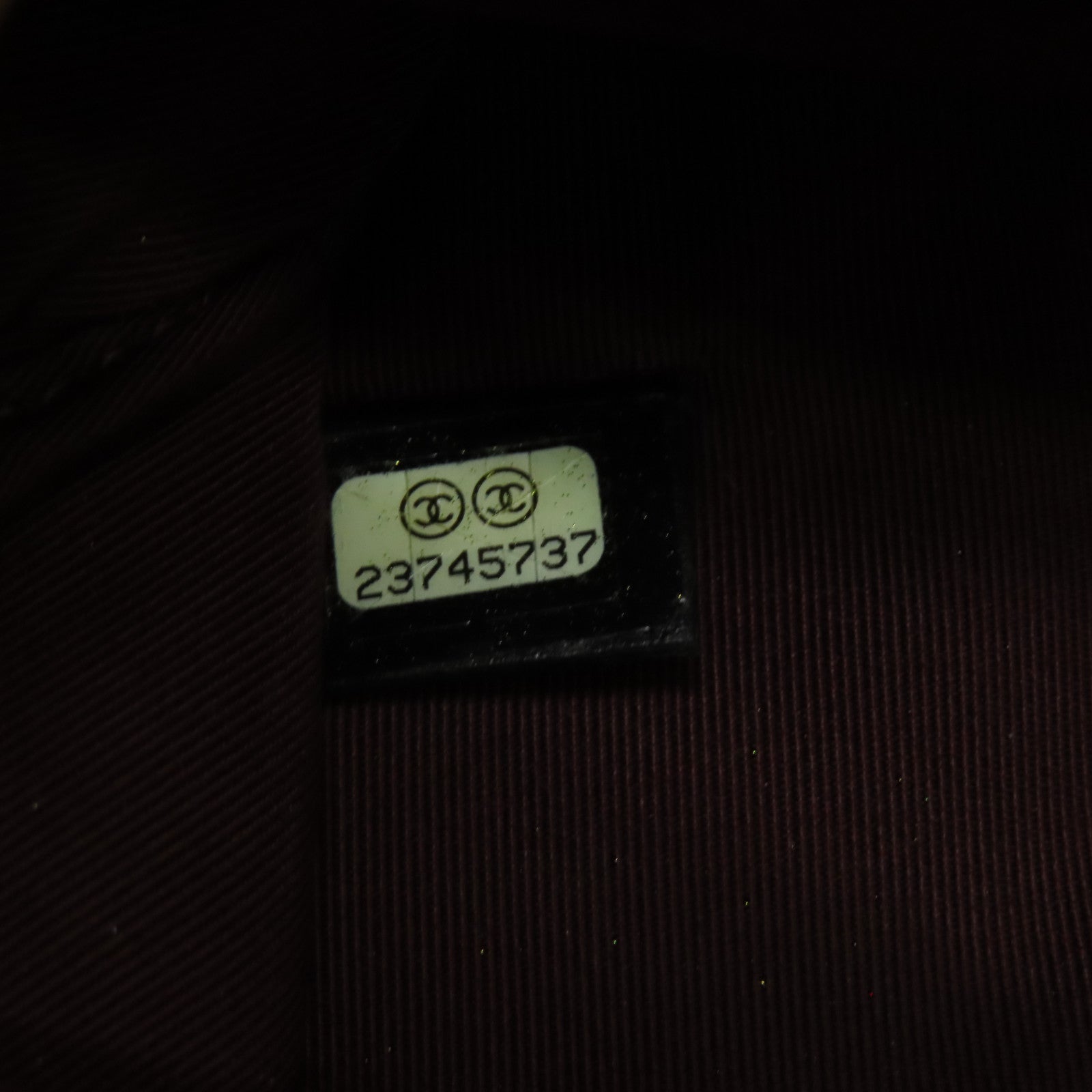 CHANEL 菱格羊皮皮革Clutch銀扣手拿包黒色