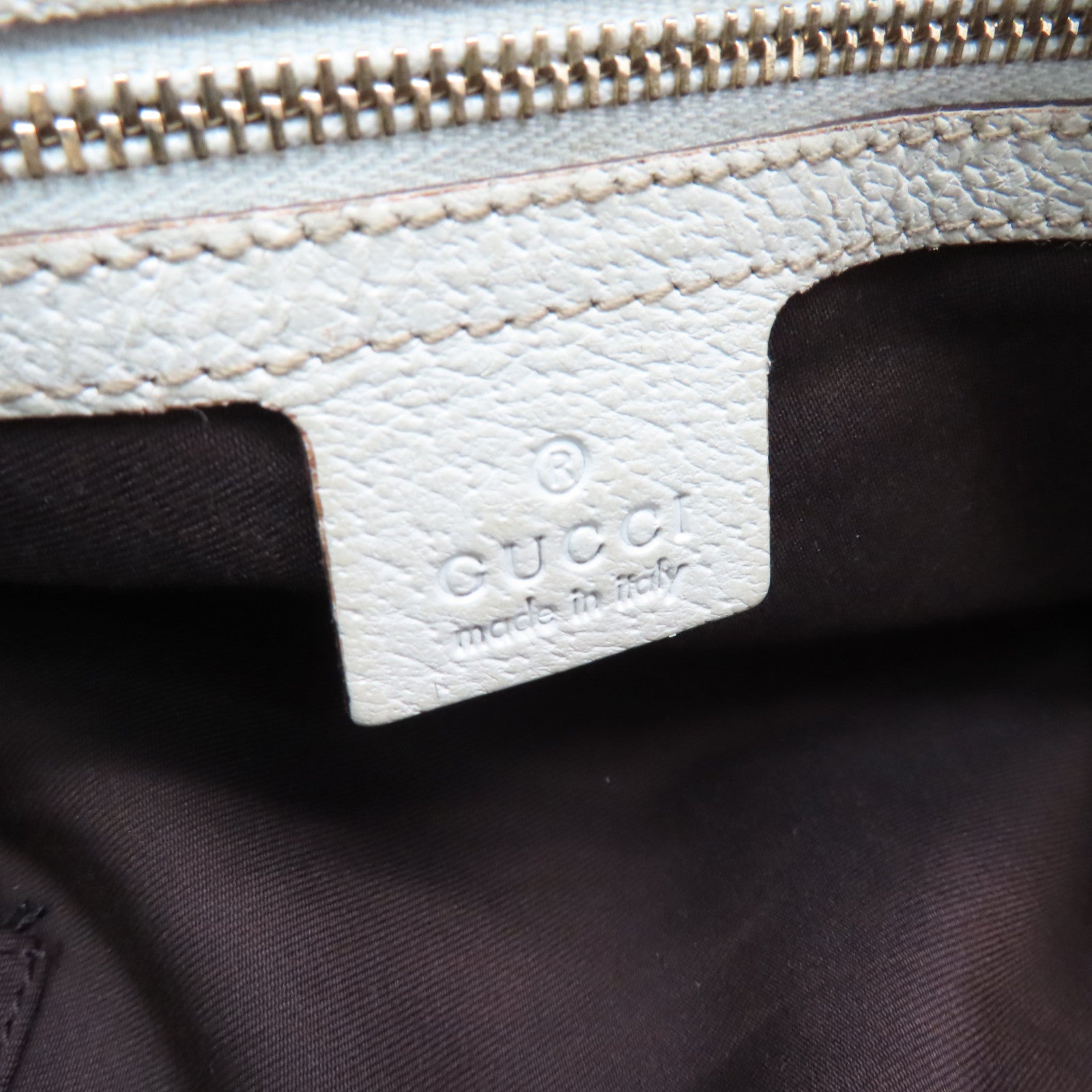 GUCCI 帆布Shoulder Bag金扣肩背袋啡色