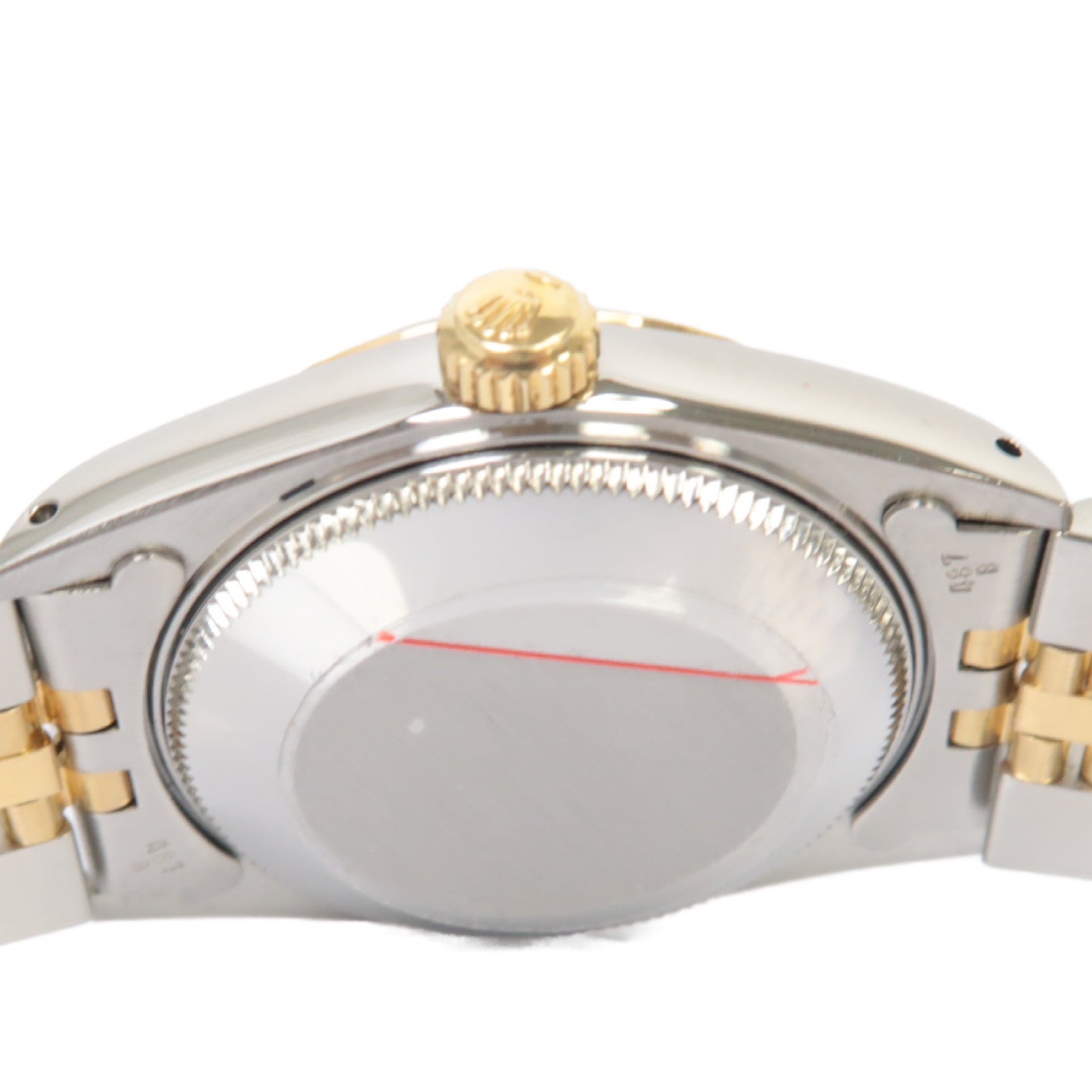 ROLEX Datejust18K黄金/不鏽鋼手錶自動機芯米色
