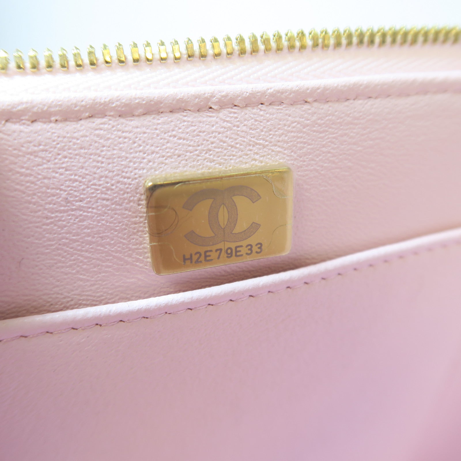 CHANEL 菱格Caviar皮革Shoulder Bag金扣手挽肩背兩用袋粉紅色