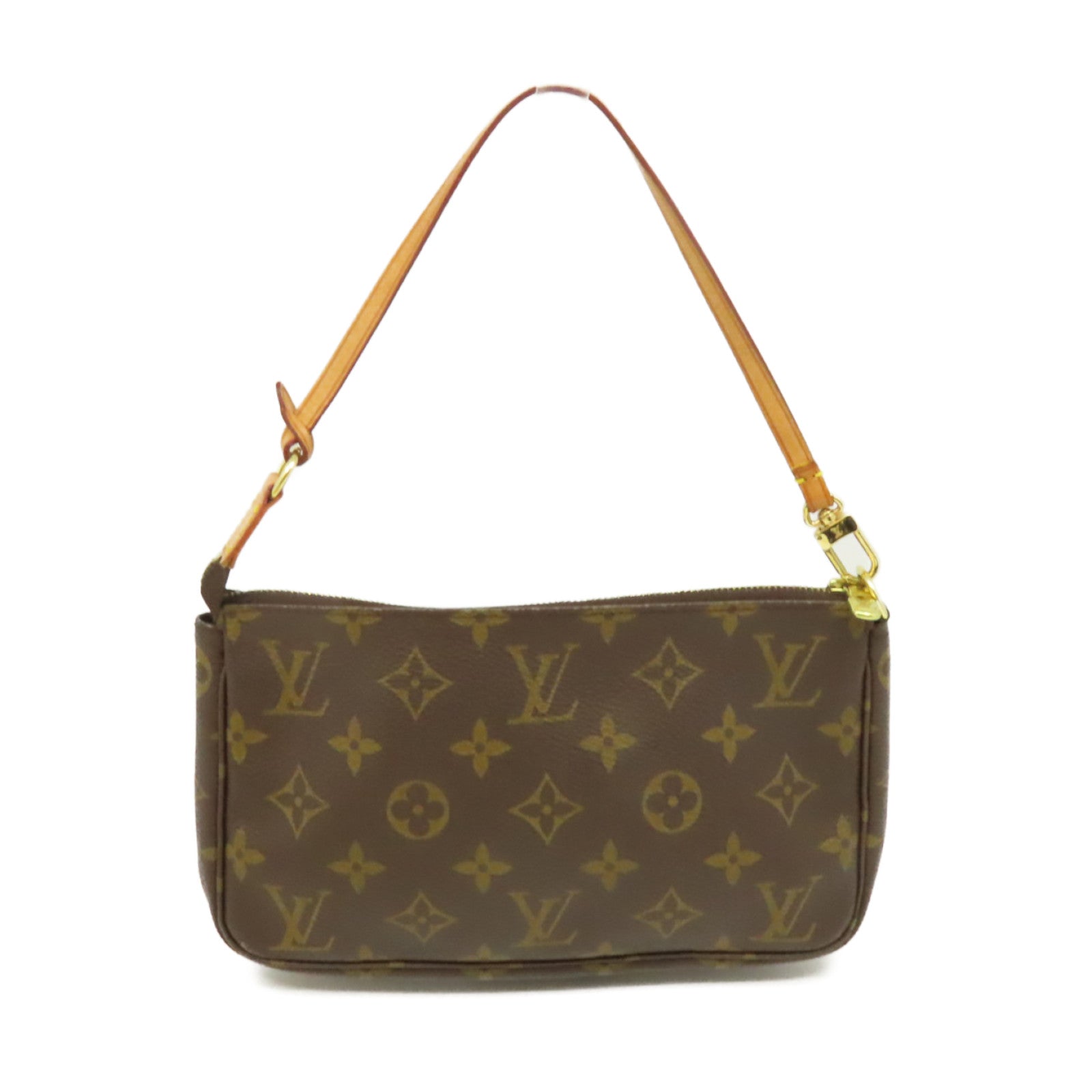 LOUIS VUITTON Monogram Pochette Accessoires Pouch手挽袋啡色