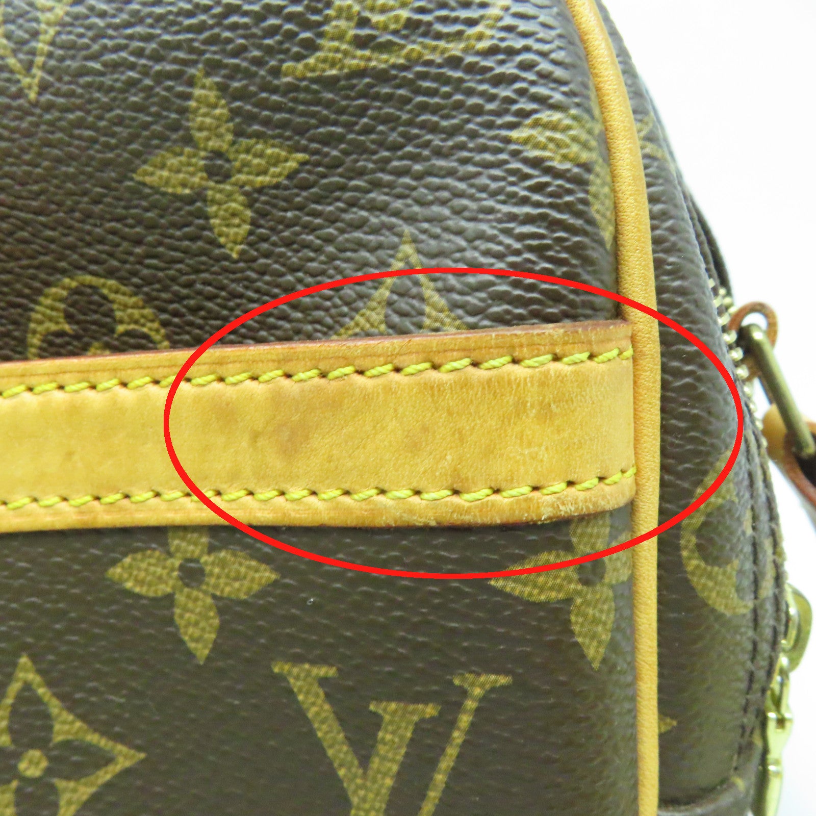 LOUIS VUITTON Monogram Reporter PM金扣肩背袋啡色