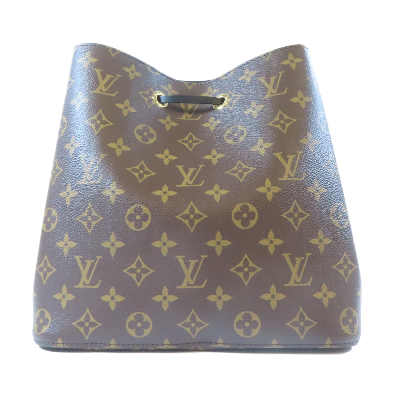 LOUIS VUITTON Monogram Neonoe MM金扣肩背袋啡色