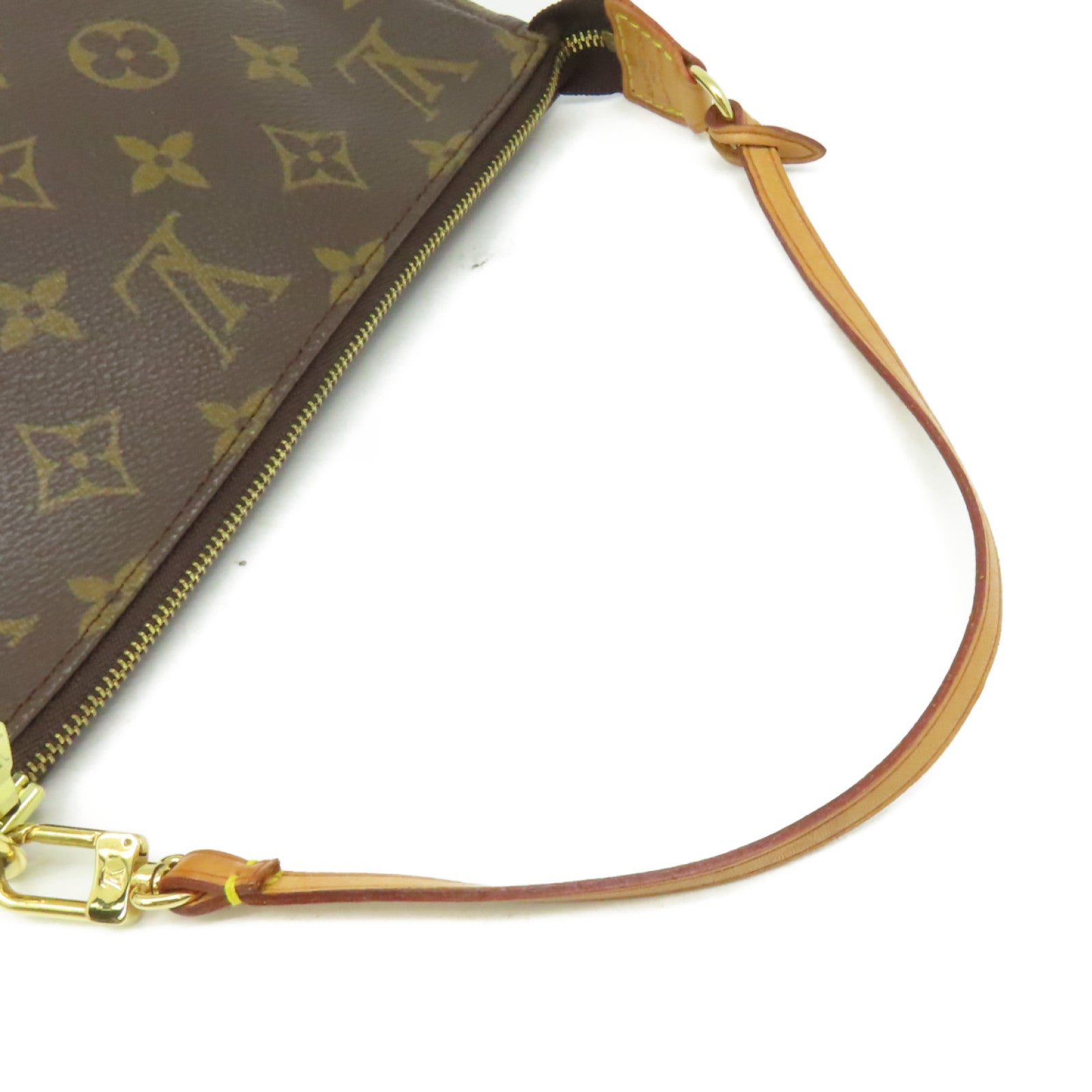 LOUIS VUITTON Monogram Pochette Accessoires Pouch手挽袋啡色