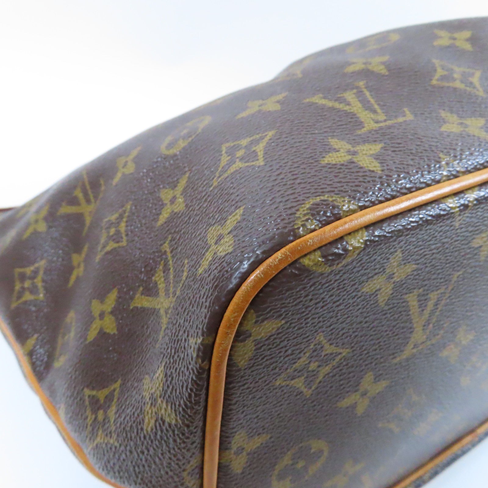 LOUIS VUITTON Monogram Palermo PM金扣手挽肩背兩用袋啡色