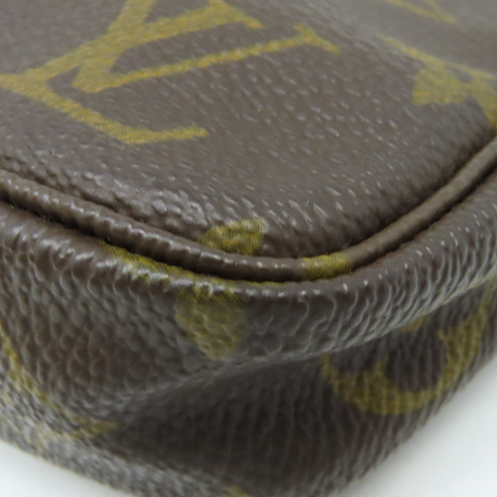 LOUIS VUITTON Monogram Pochette Accessoires Pouch手挽袋啡色
