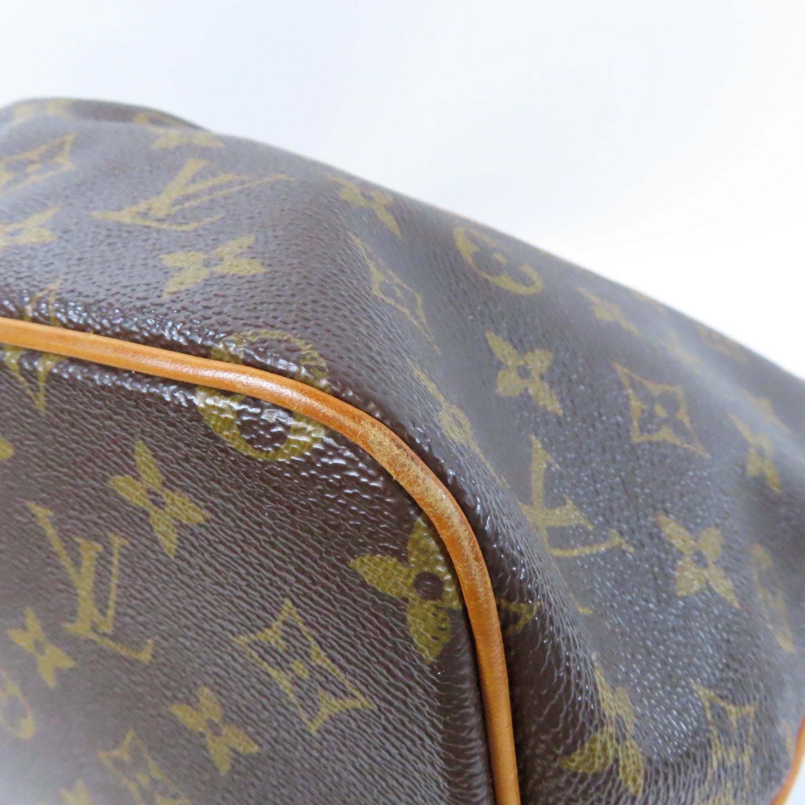 LOUIS VUITTON Monogram Palermo PM金扣手挽肩背兩用袋啡色