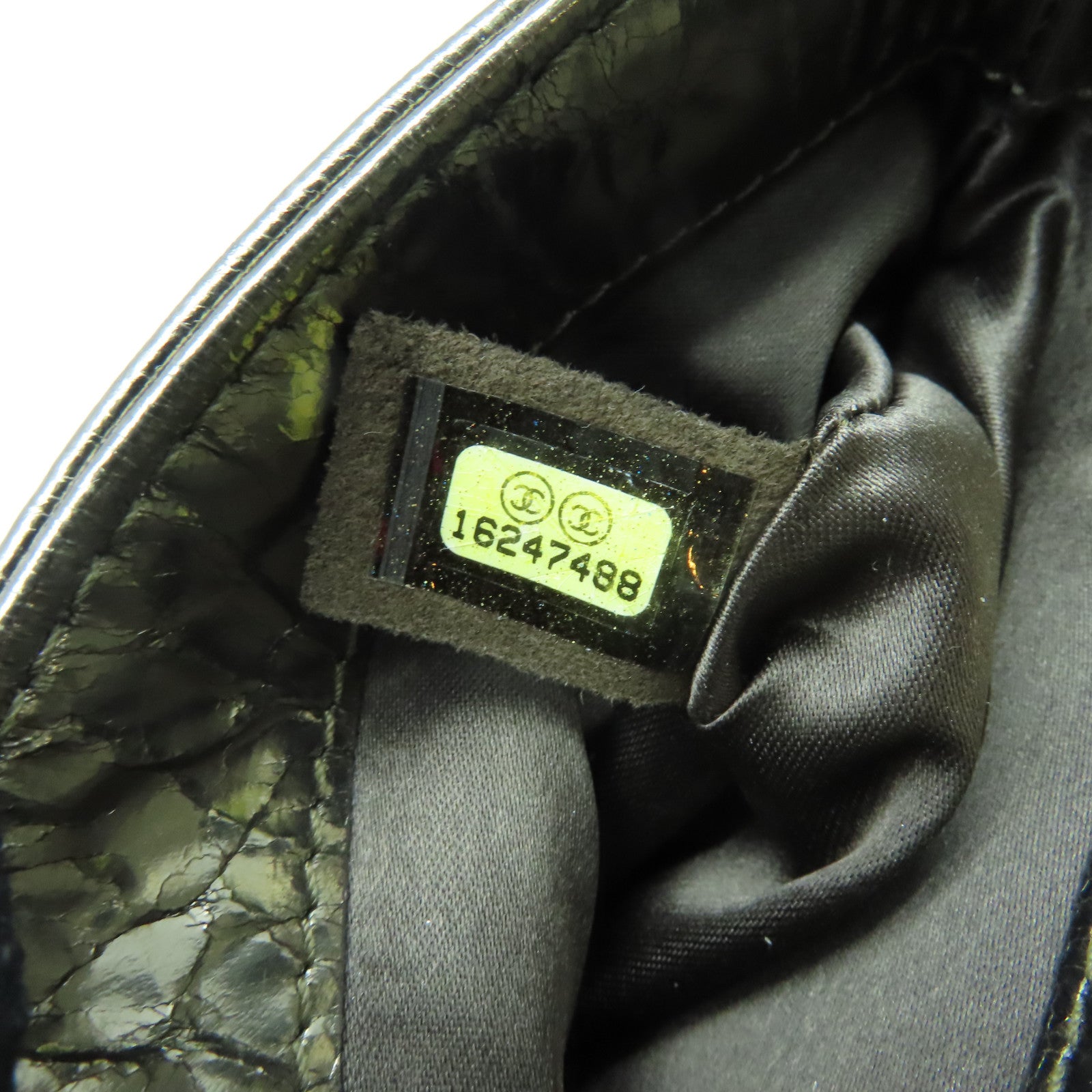 CHANEL 菱格Aged Calf皮革Chain Shoulder Bag銀扣鏈帶肩背袋青銅色