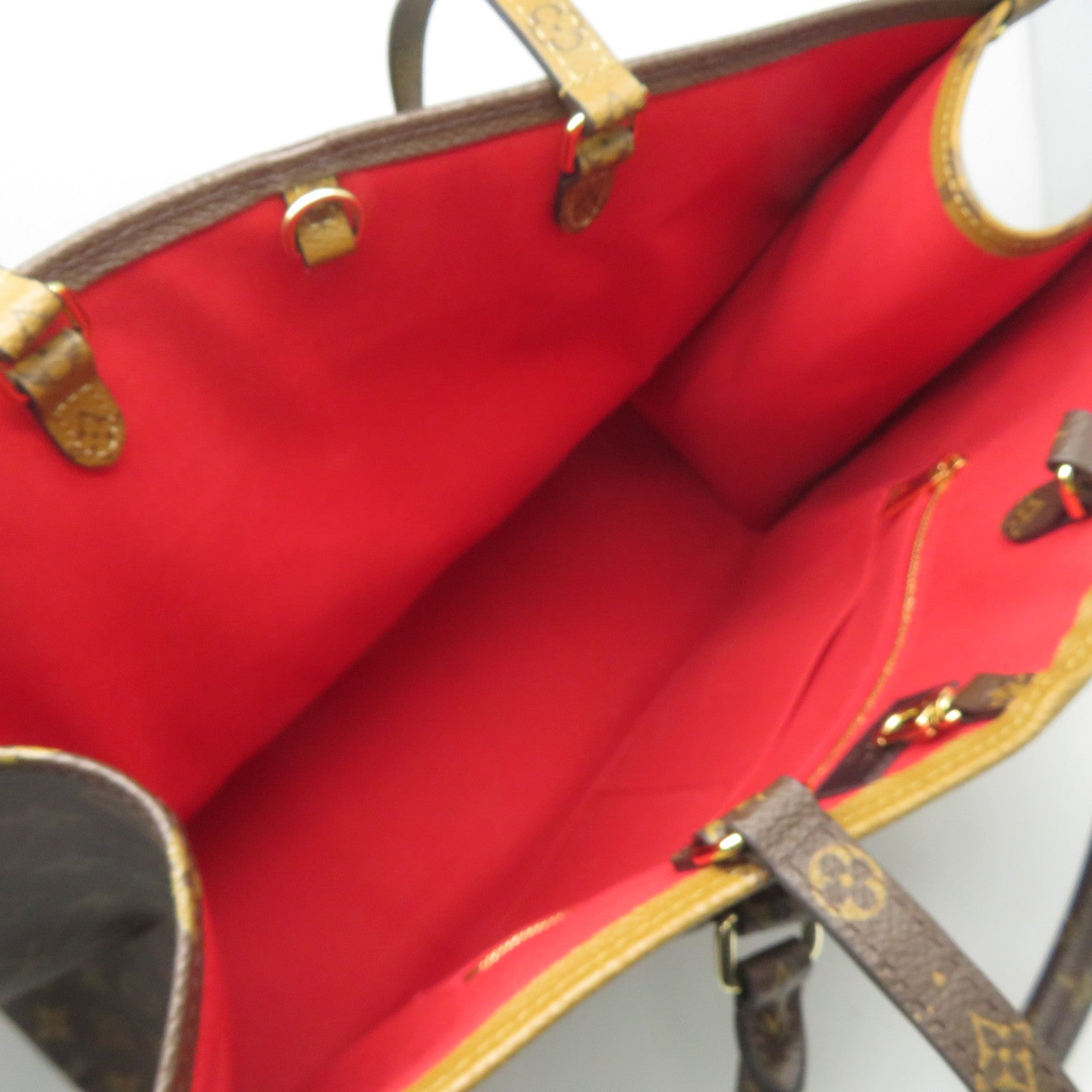 LOUIS VUITTON Monogram Giant On The Go GM金扣手挽肩背兩用袋