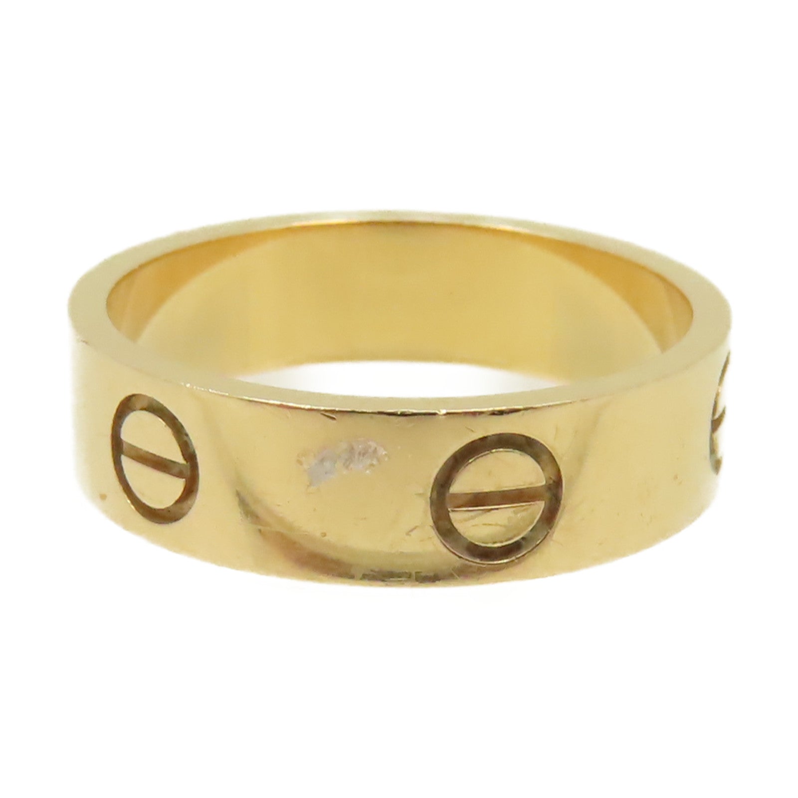 CARTIER 18K黃金Love Ring戒指#58