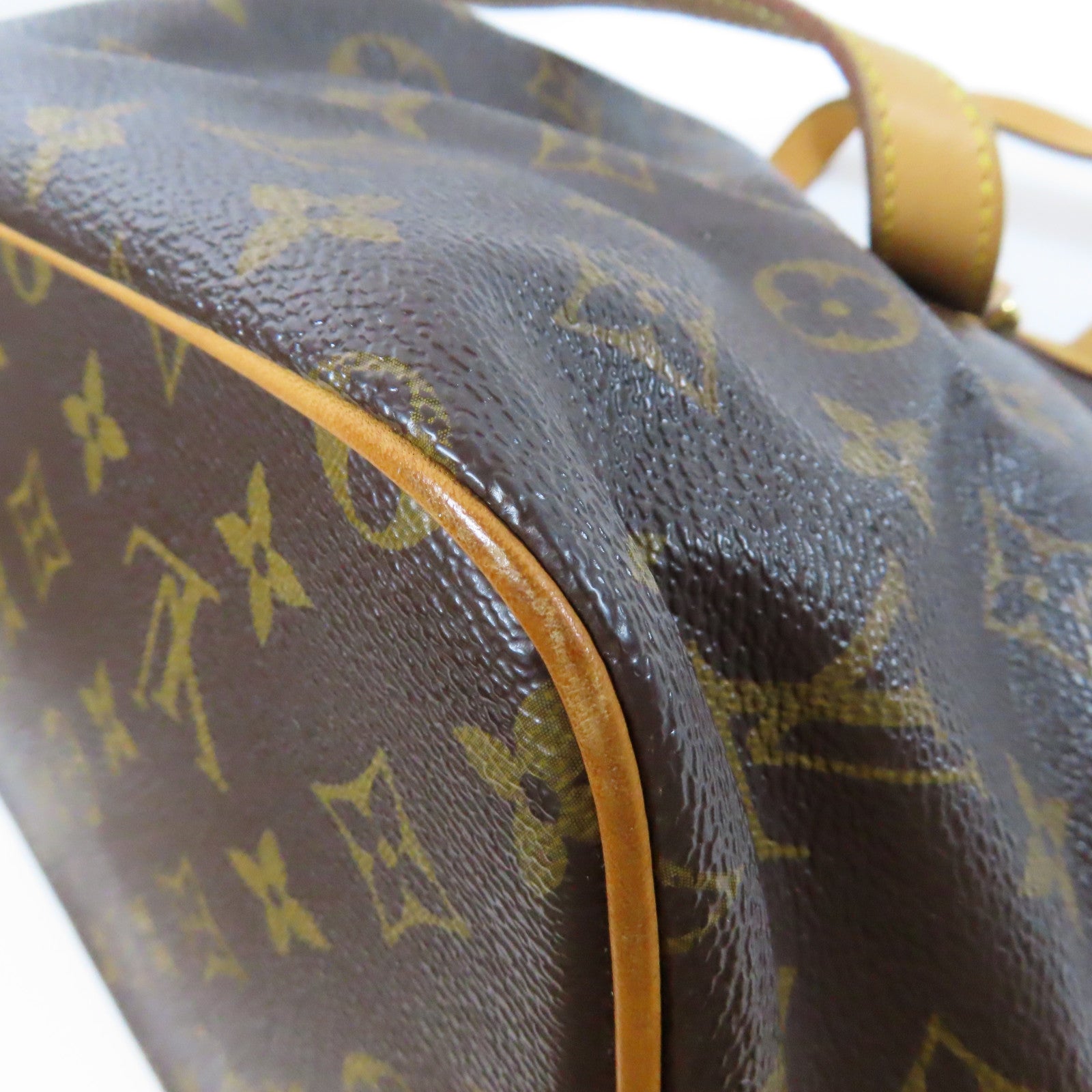 LOUIS VUITTON Monogram Palermo PM金扣手挽肩背兩用袋啡色