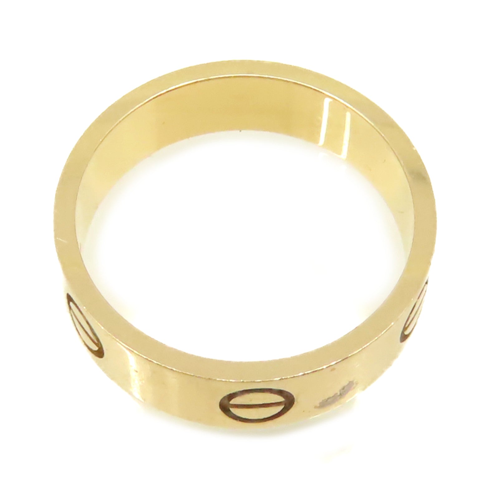 CARTIER 18K黃金Love Ring戒指#58