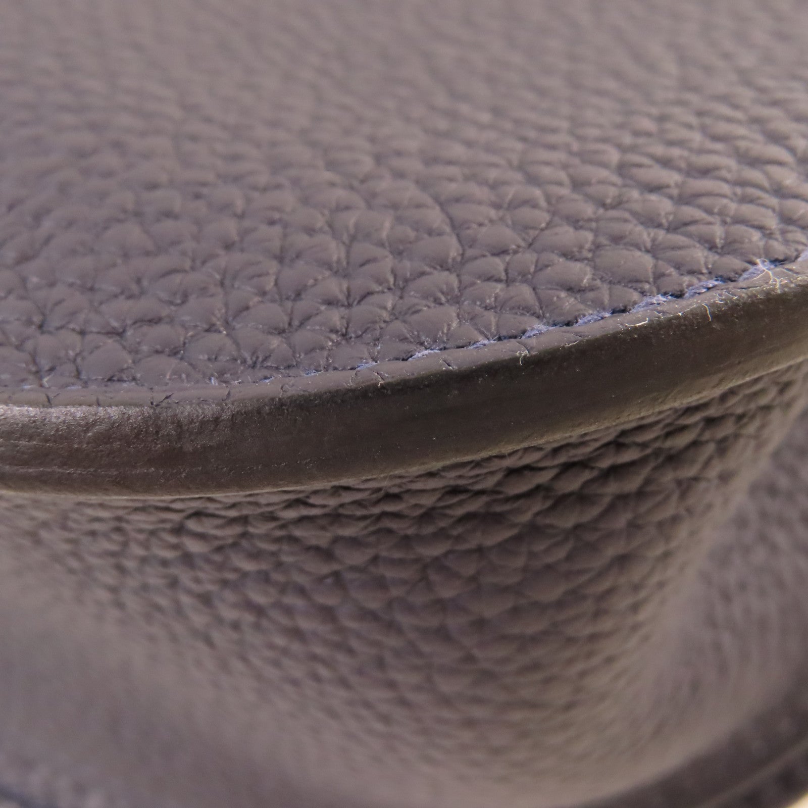 HERMES 牛皮皮革Sac Saut 25 Shoulder Bag金扣肩背袋深藍色