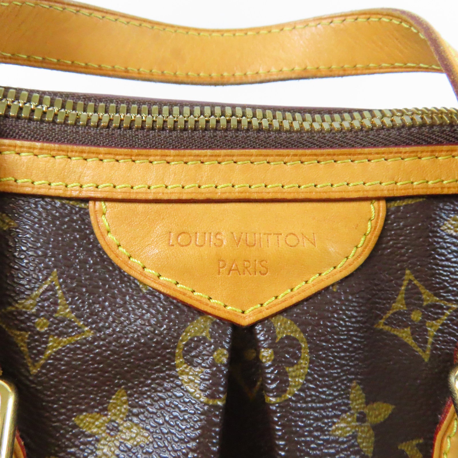 LOUIS VUITTON Monogram Palermo PM金扣手挽肩背兩用袋啡色