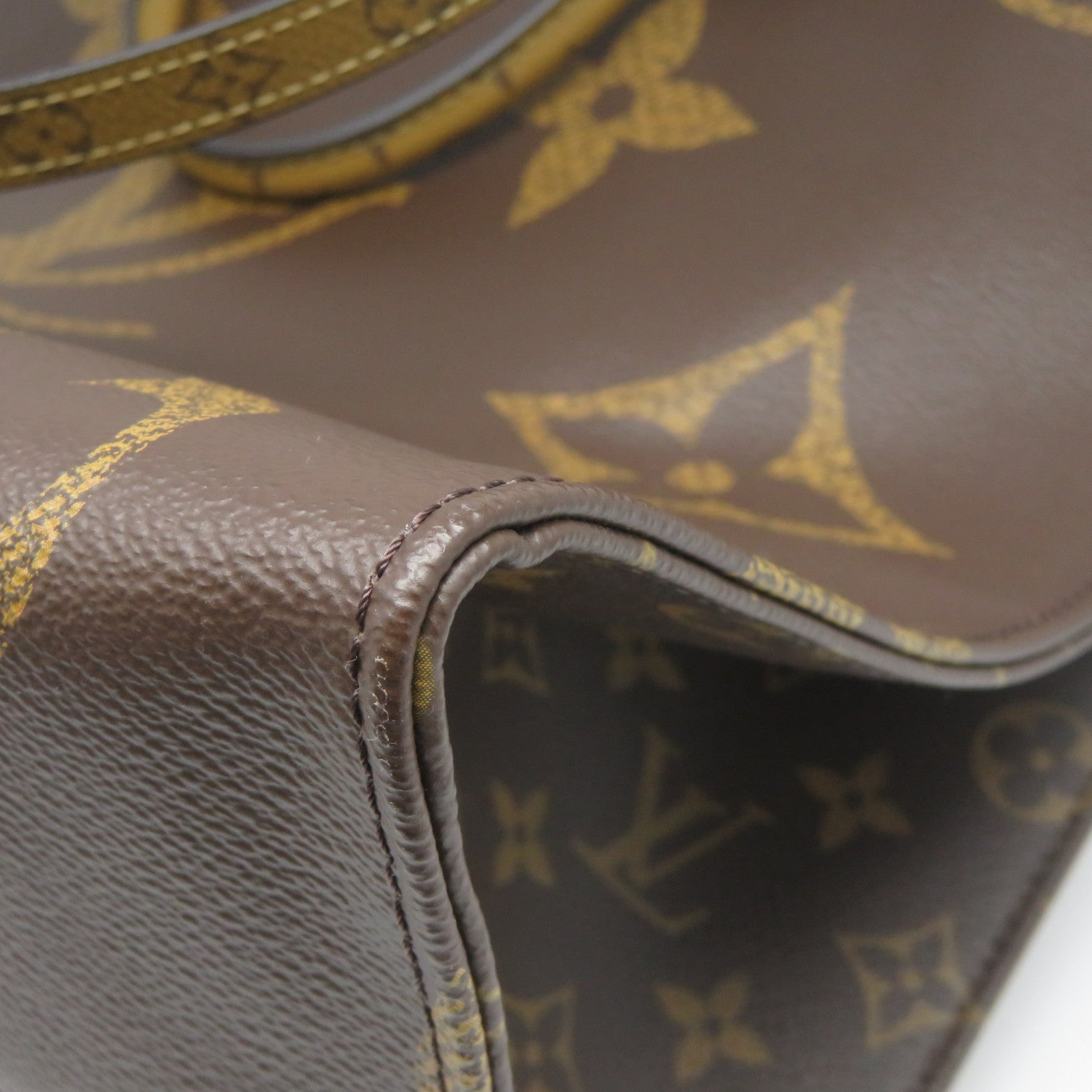 LOUIS VUITTON Monogram Giant On The Go GM金扣手挽肩背兩用袋