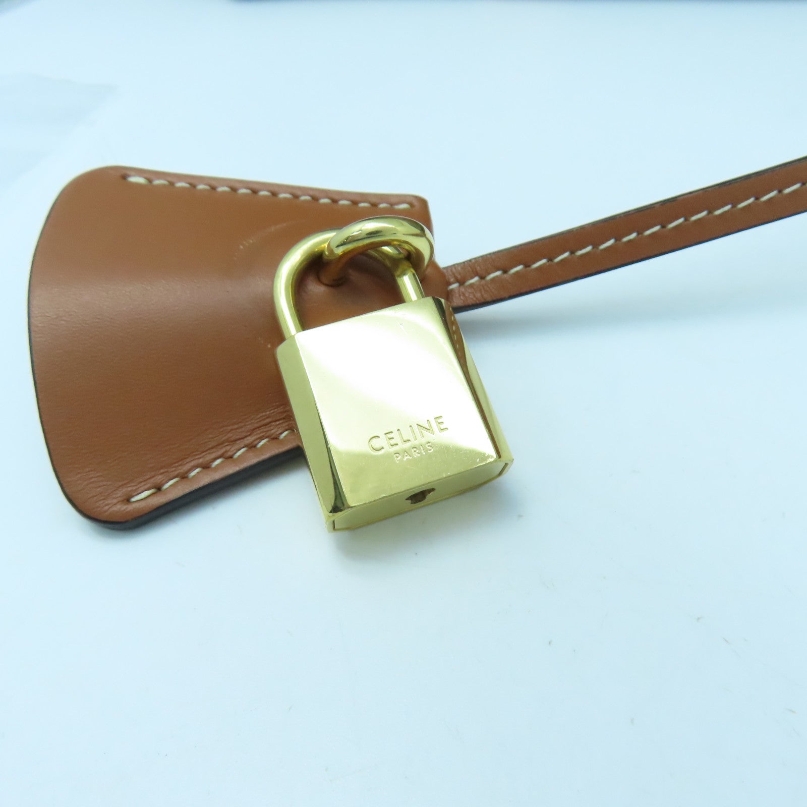 CELINE 塗層帆布Boston Bag Medium金扣手挽肩背兩用袋啡色
