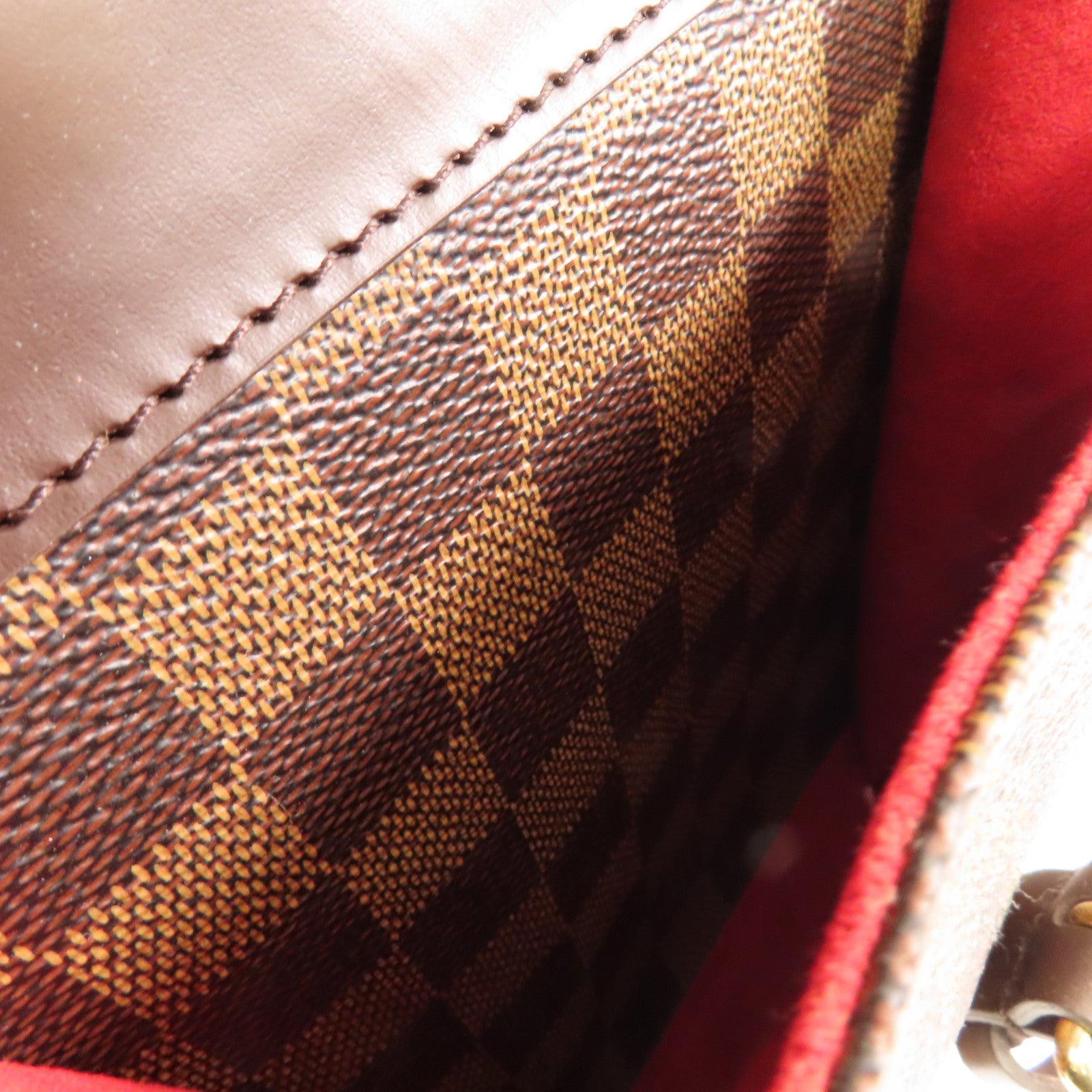 LOUIS VUITTON Damier Uzes Shoulder Tote Bag肩背袋啡色