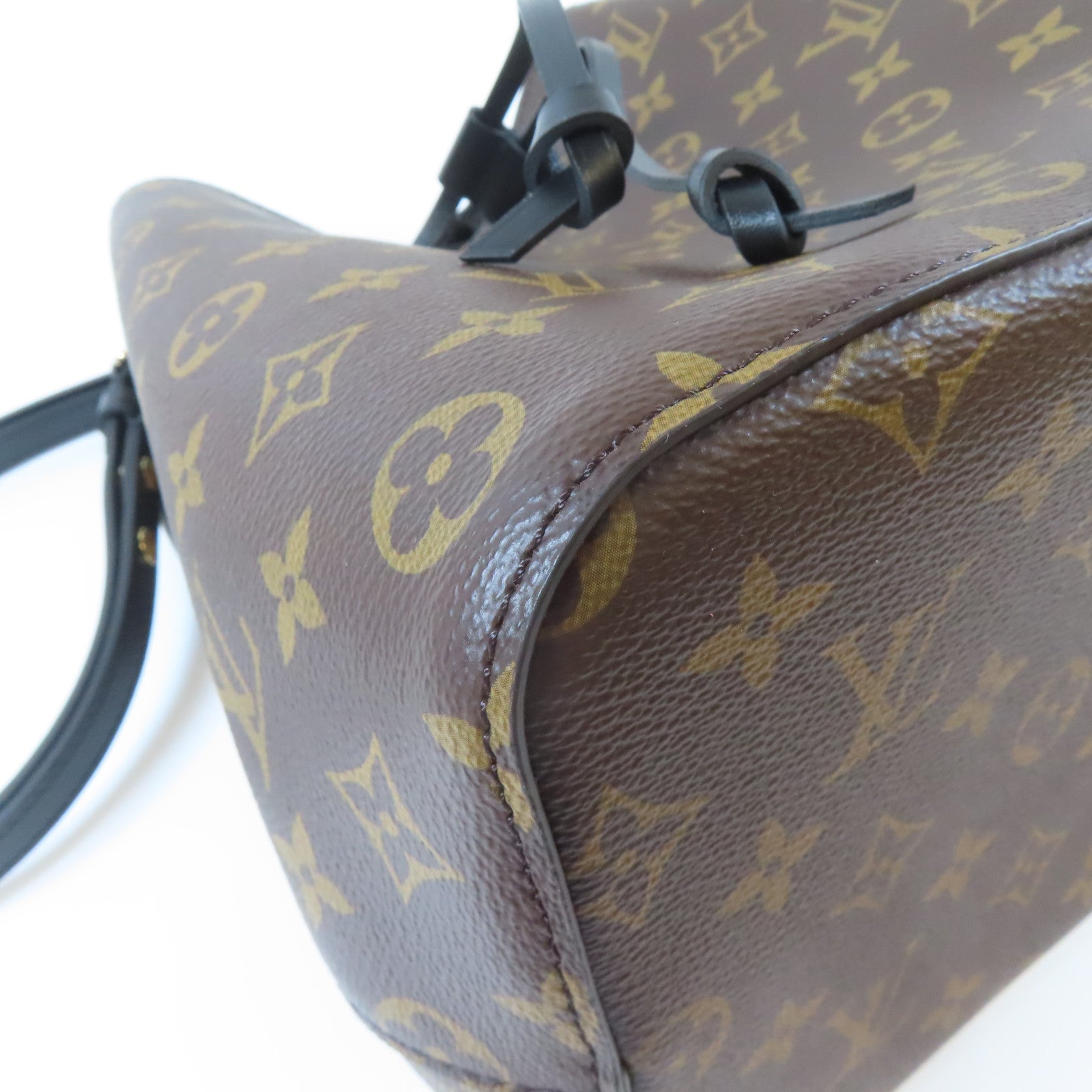 LOUIS VUITTON Monogram Neonoe MM金扣肩背袋啡色