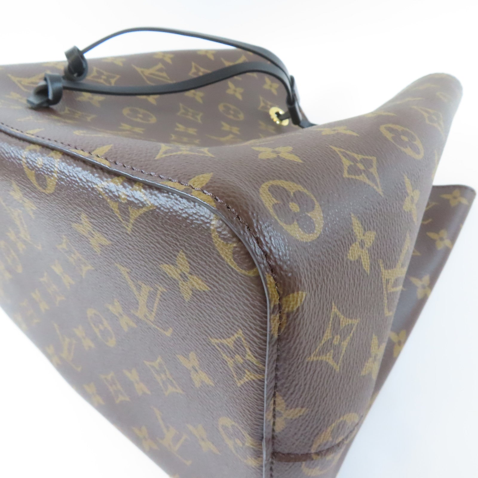 LOUIS VUITTON Monogram Neonoe MM金扣肩背袋啡色