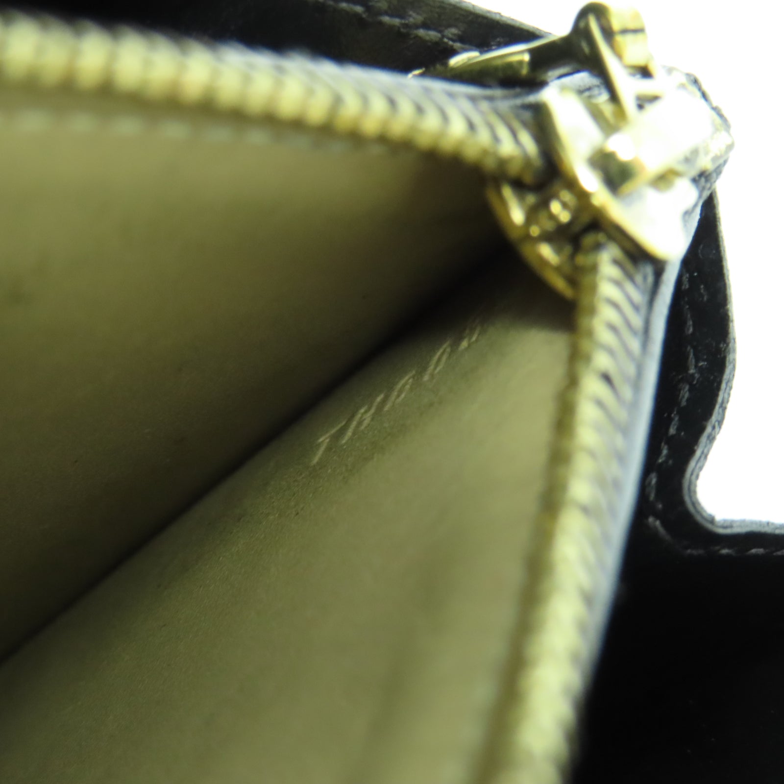 LOUIS VUITTON Vernis Long Wallet金扣长钱包黑色