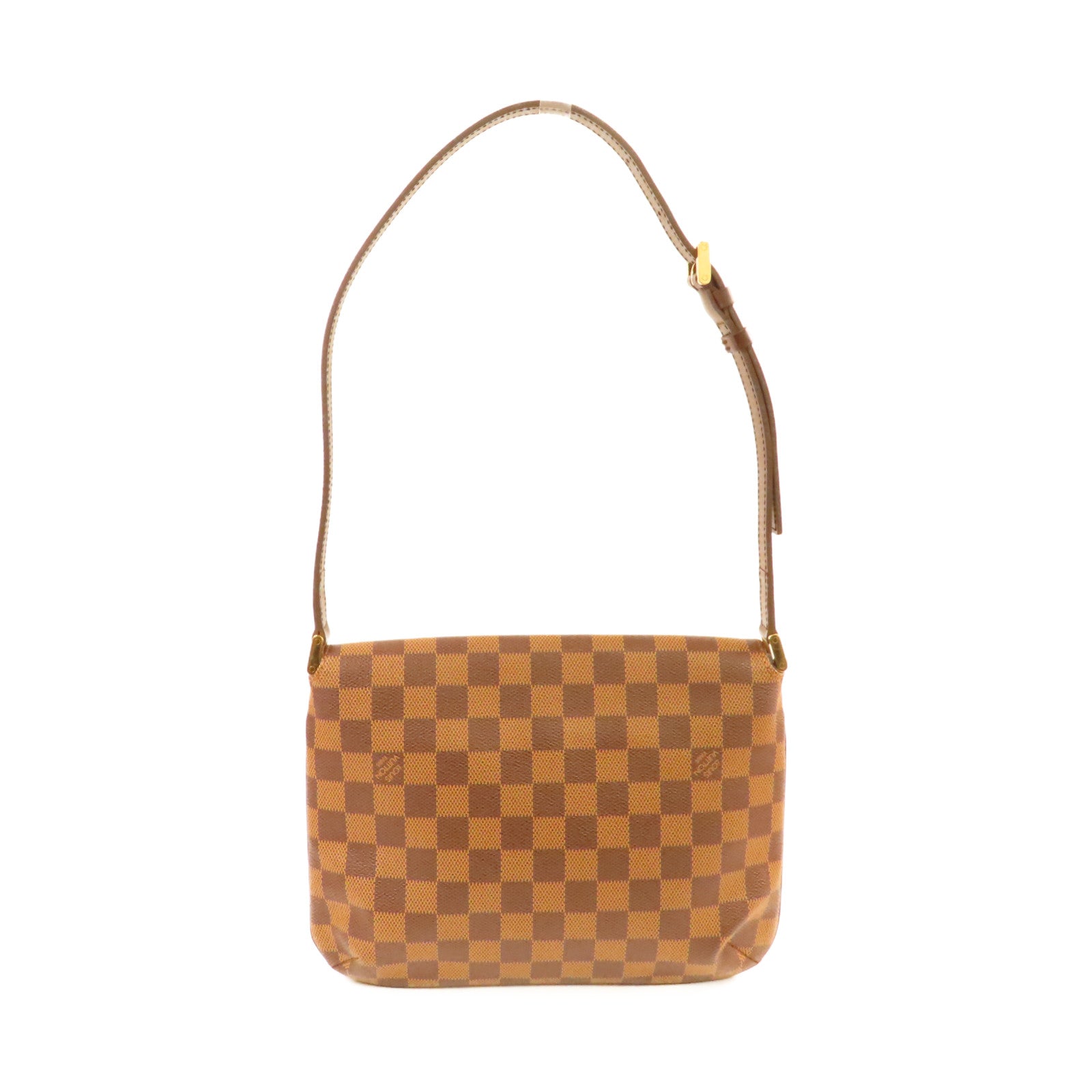 LOUIS VUITTON Damier Musette Tango Shoulder Bag肩背袋啡色