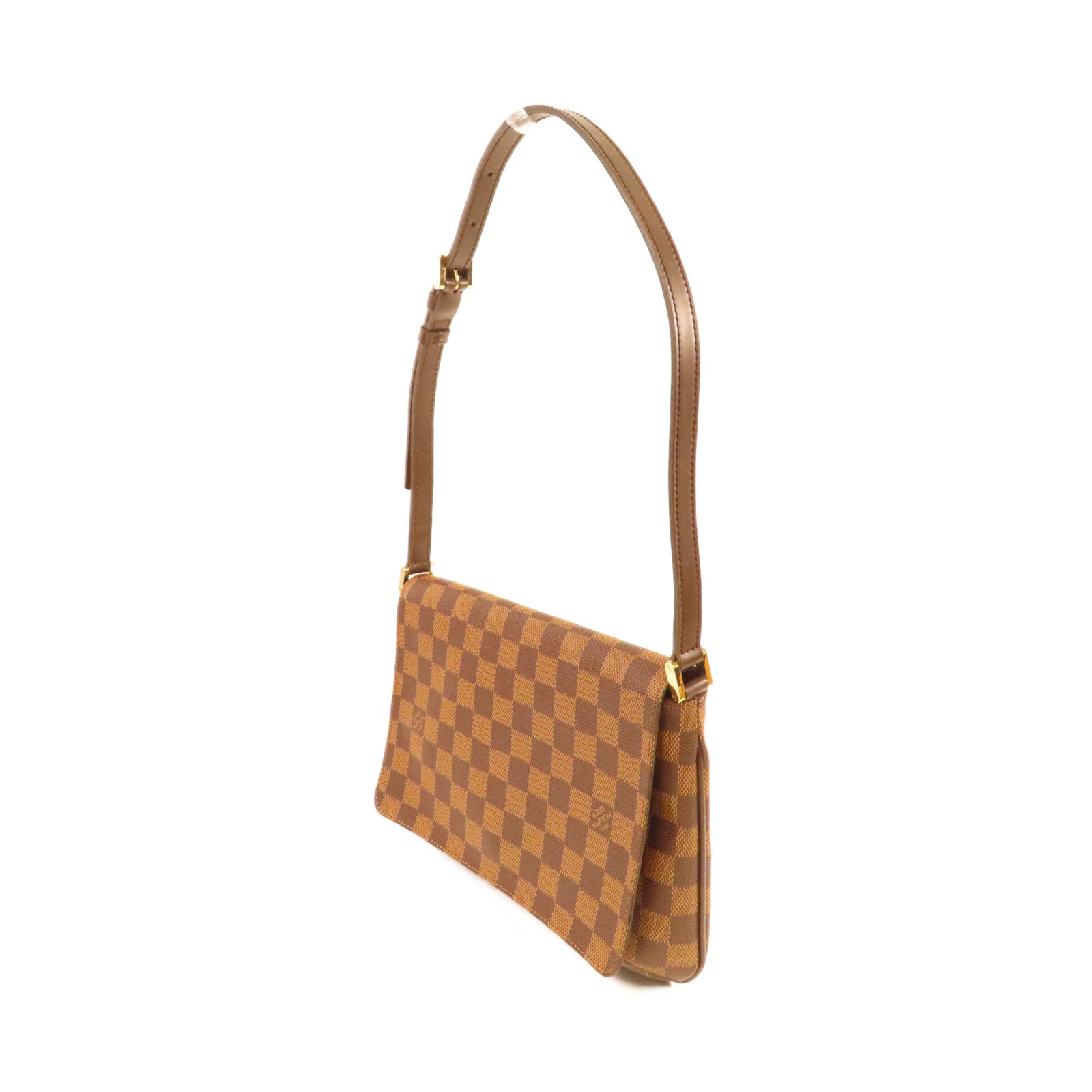 LOUIS VUITTON Damier Musette Tango Shoulder Bag肩背袋啡色