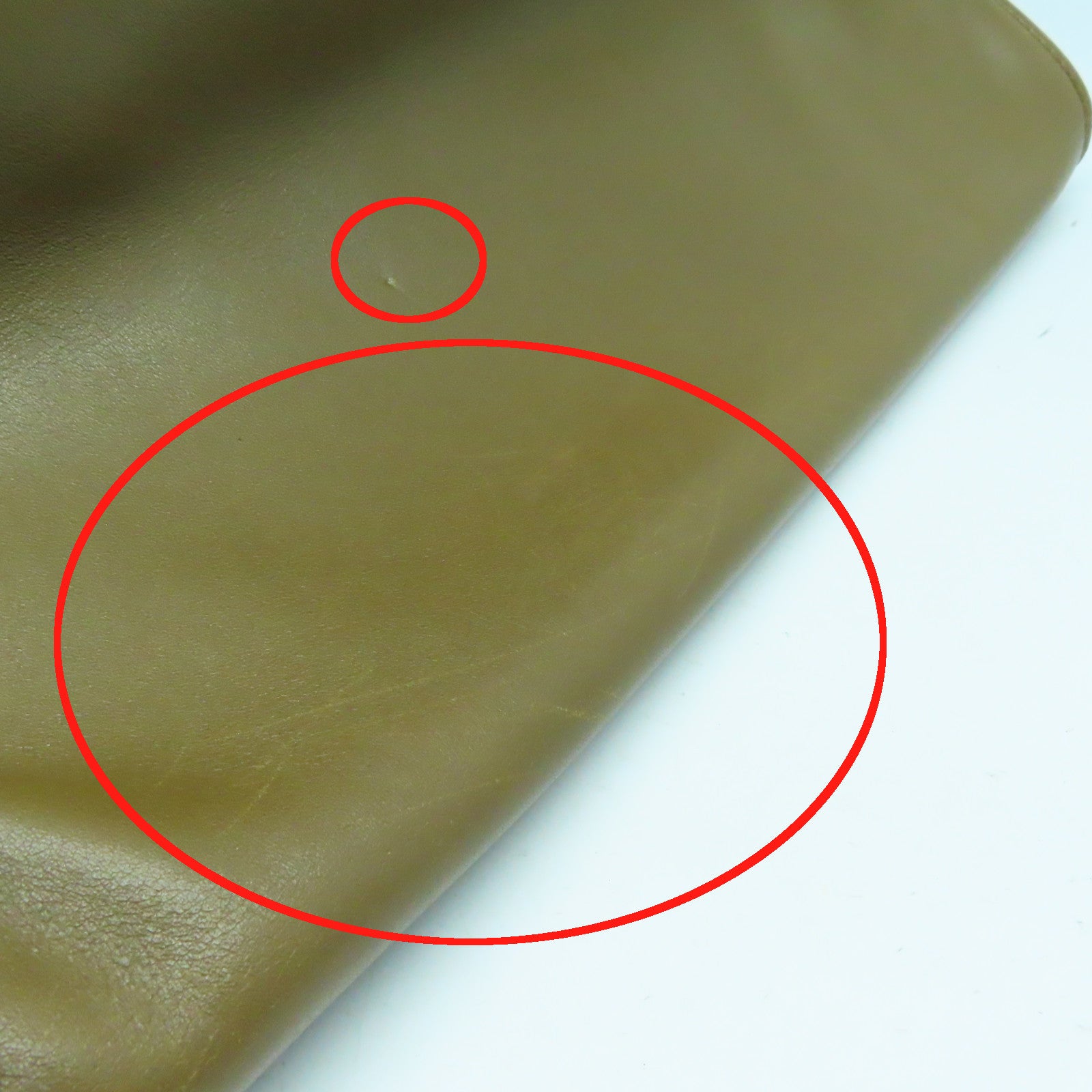 CELINE 牛皮皮革Shoulder Bag金扣肩背袋白色啡色